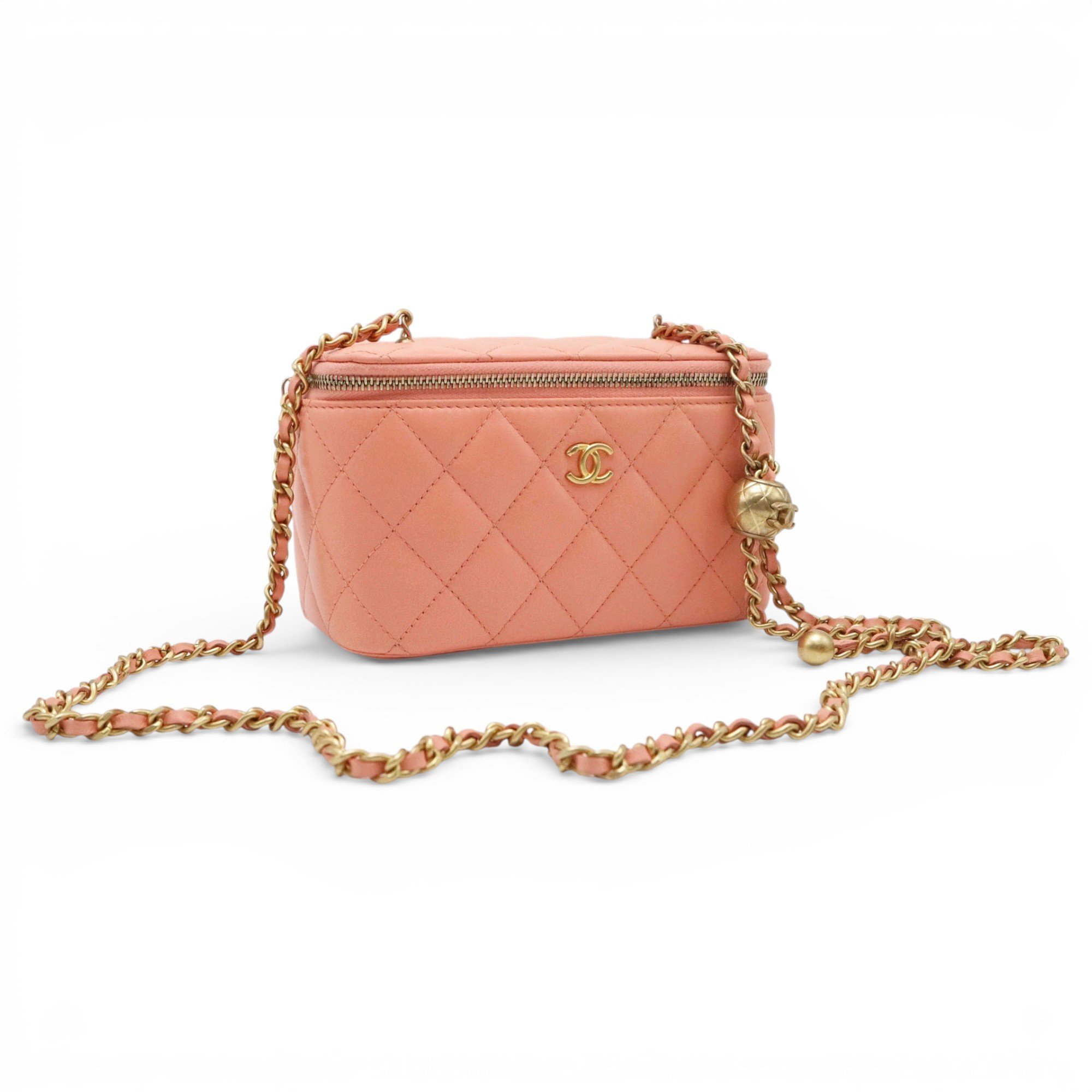 Trendy CC Vanity leather handbag