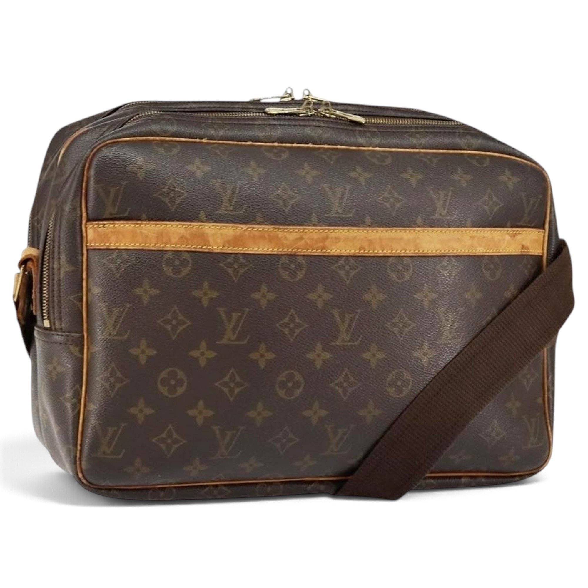 Reporter leather handbag