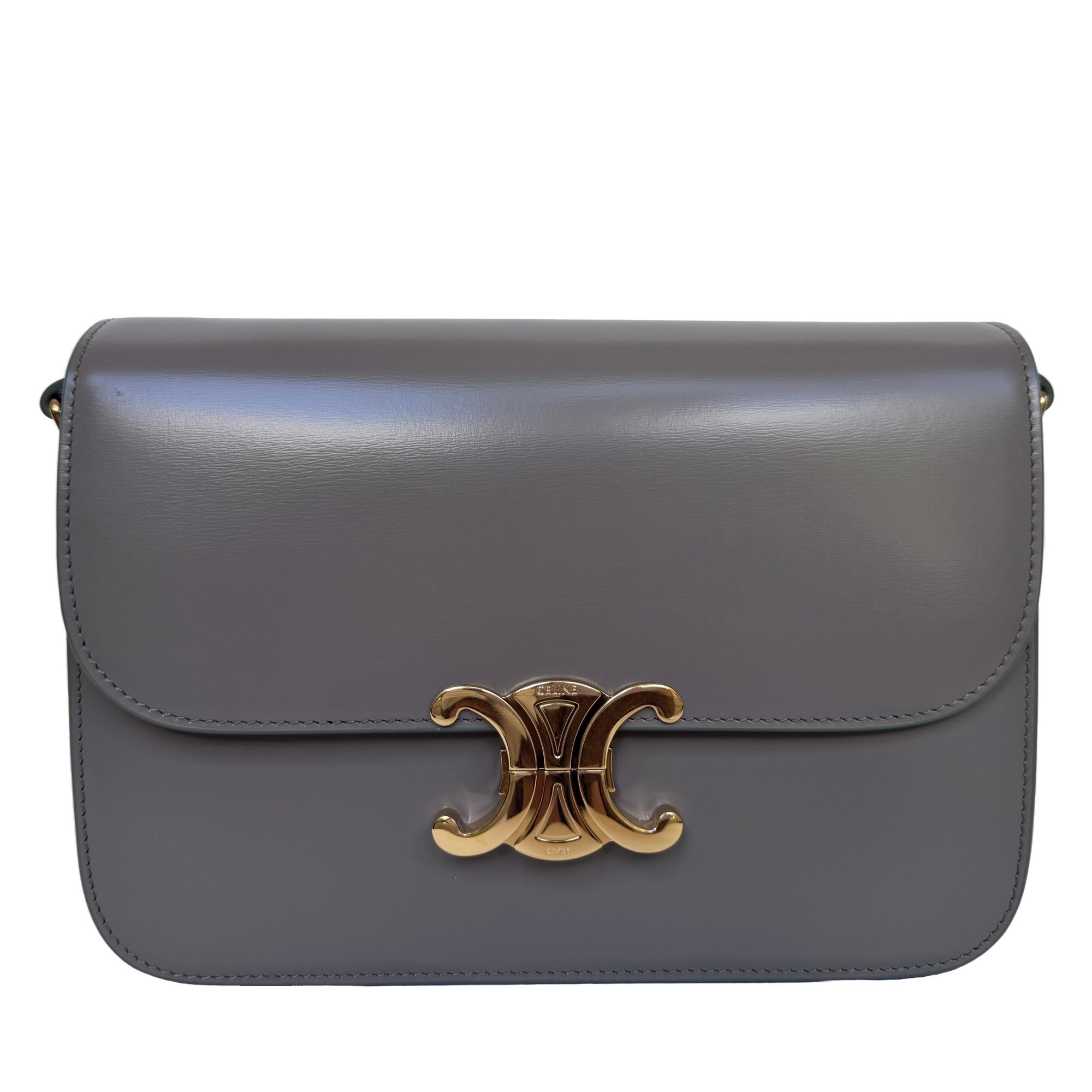 Celine Triomphe leather crossbody bag