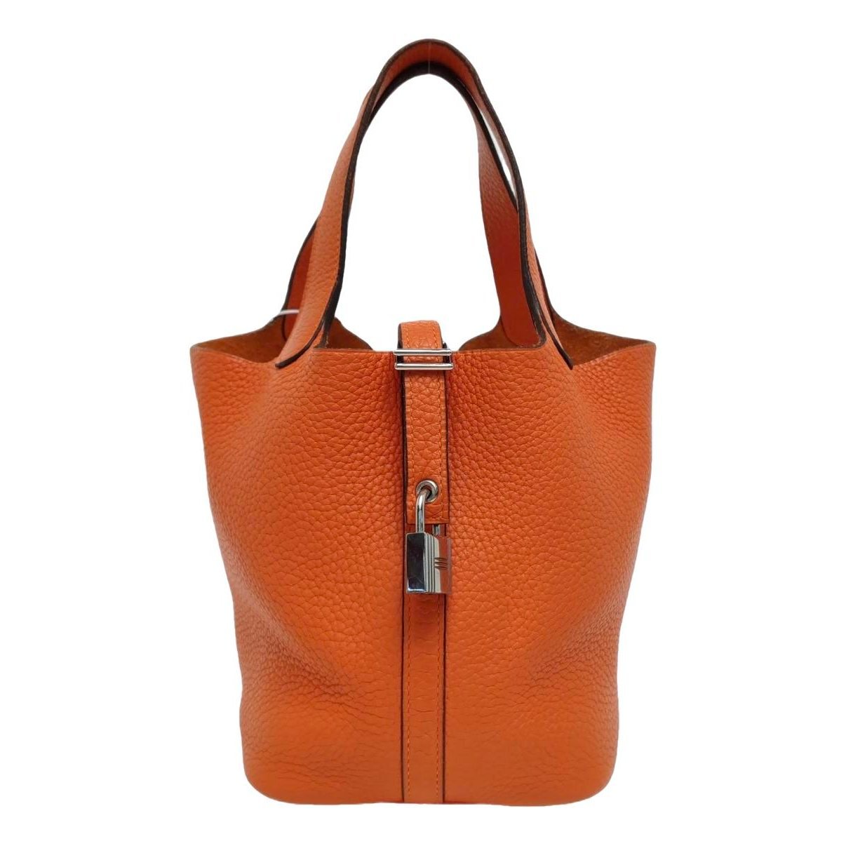 Picotin leather handbag