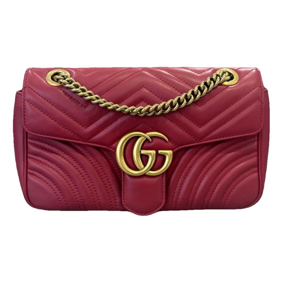 GG Marmont Flap leather crossbody bag