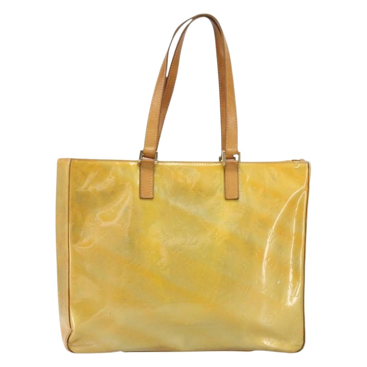 Columbus patent leather tote