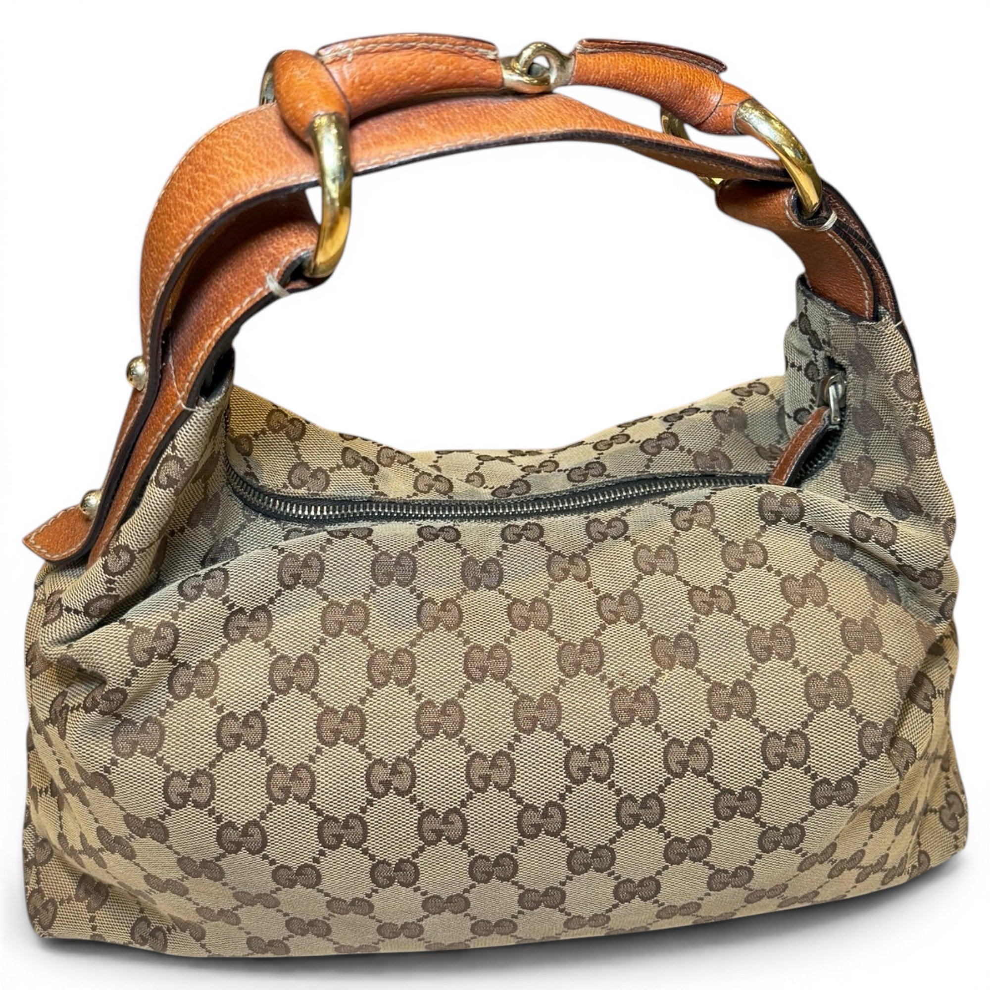 Hobo leather handbag