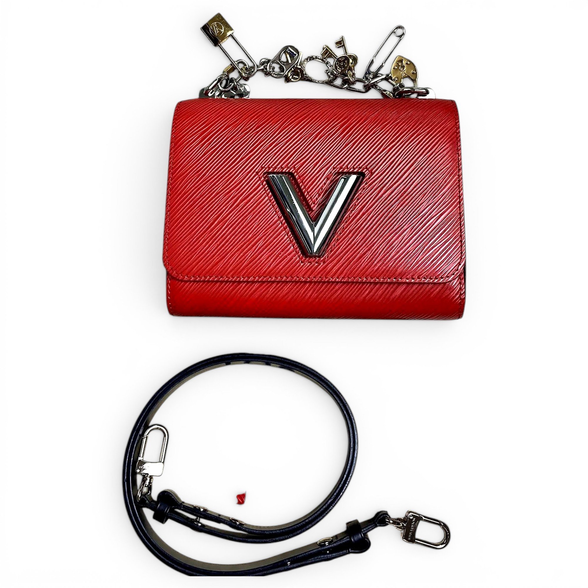Twist Chain leather handbag