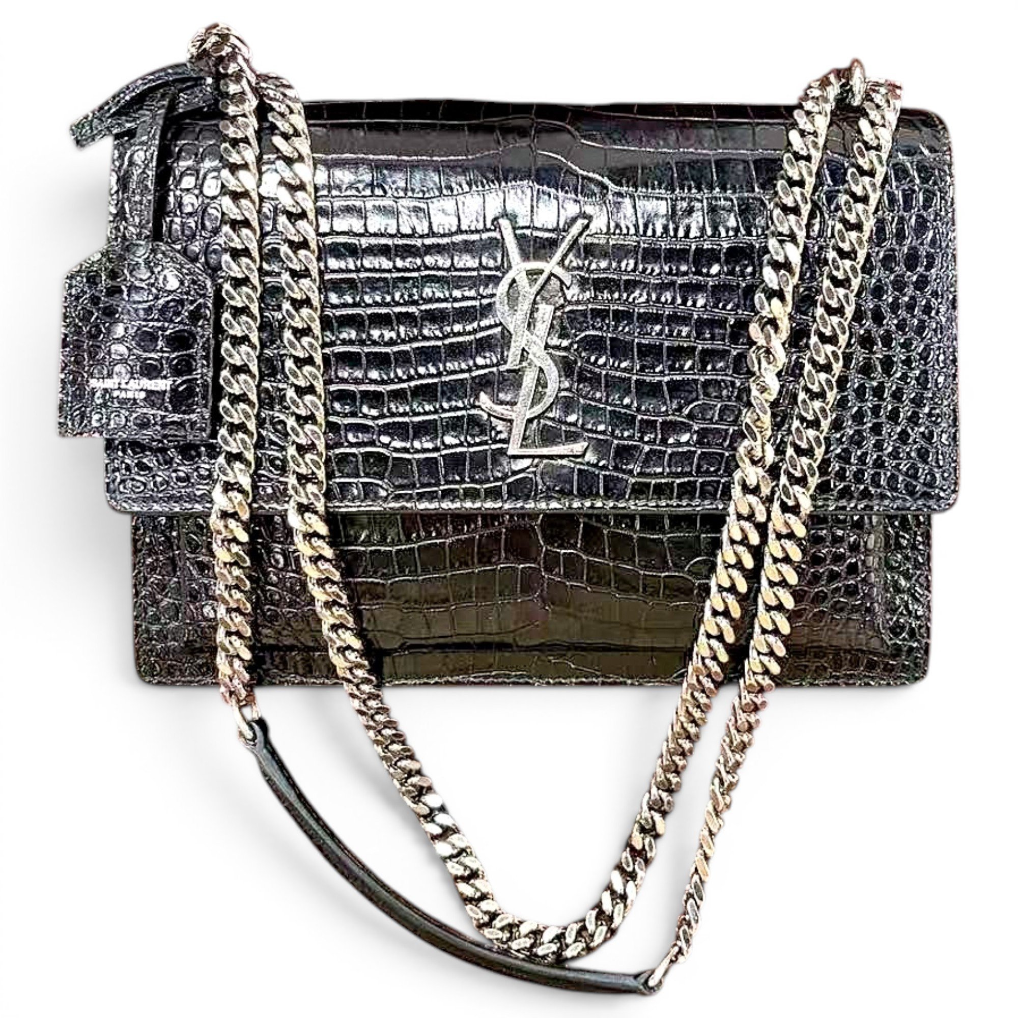Sunset leather handbag