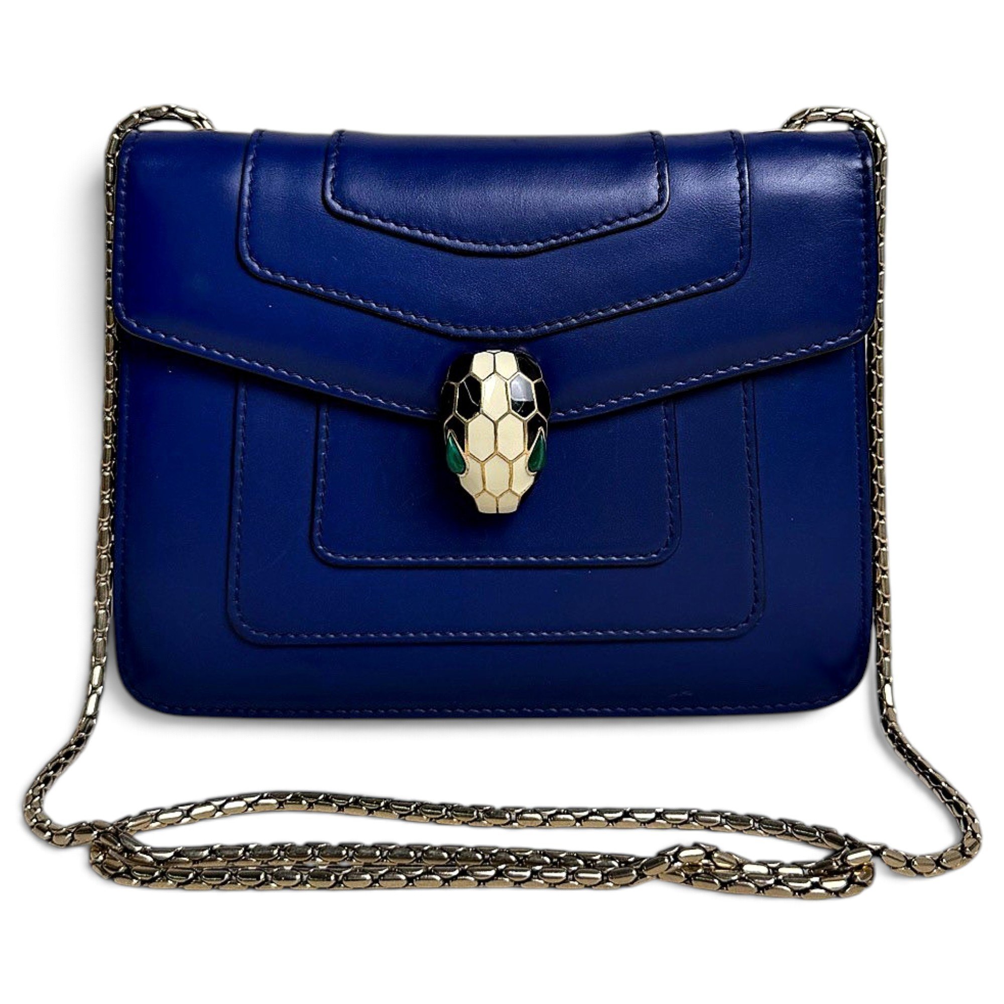 Serpenti leather crossbody bag