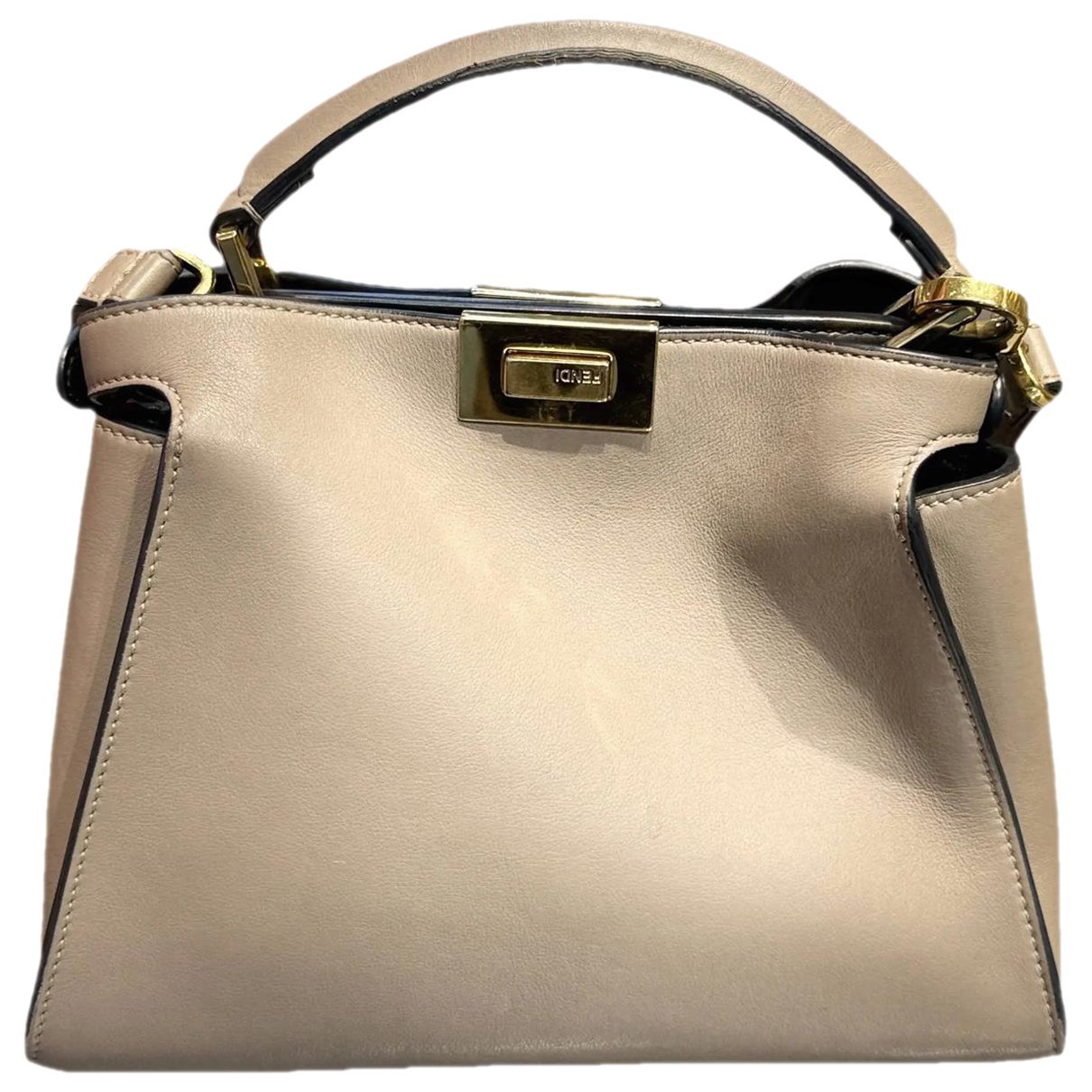 Peekaboo leather handbag