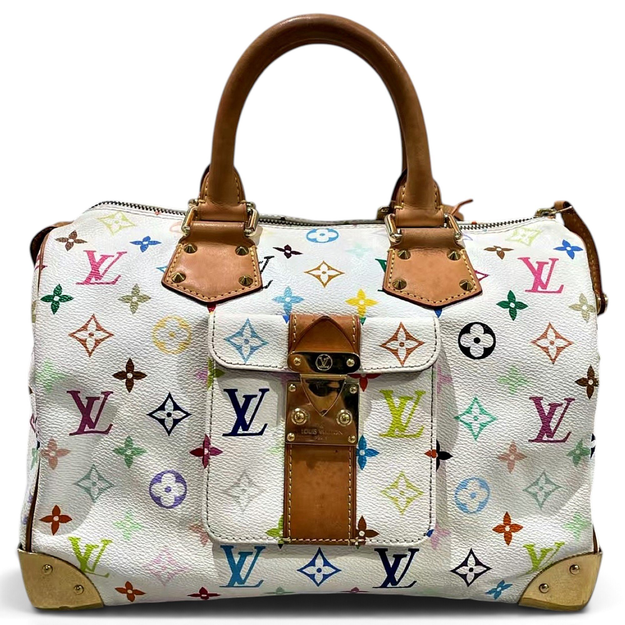 Louis Vuitton Speedy leather handbag