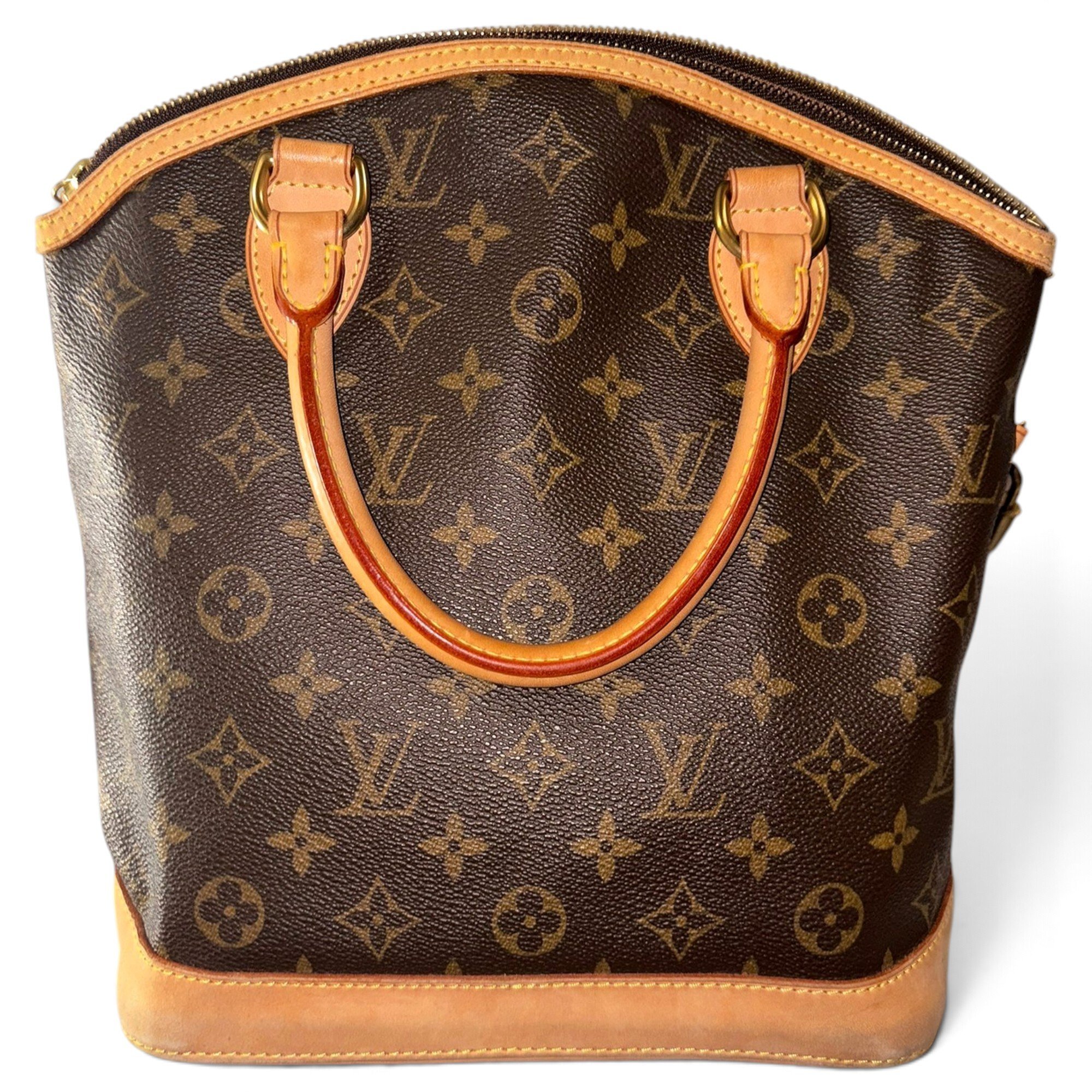 Lockit Vertical leather handbag