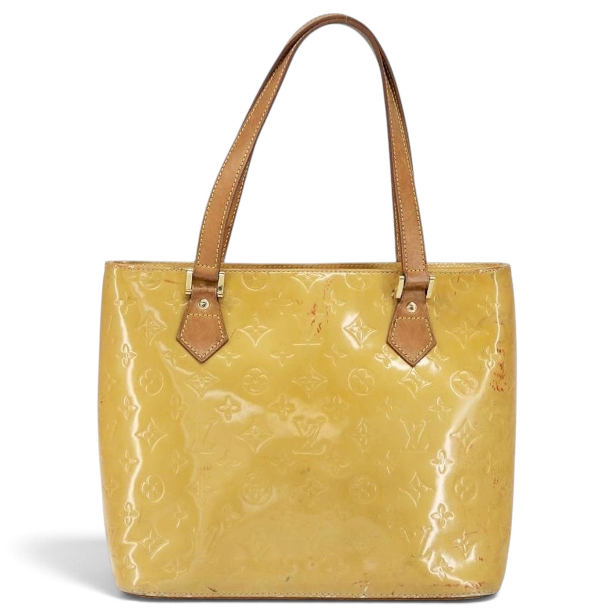 Houston patent leather handbag