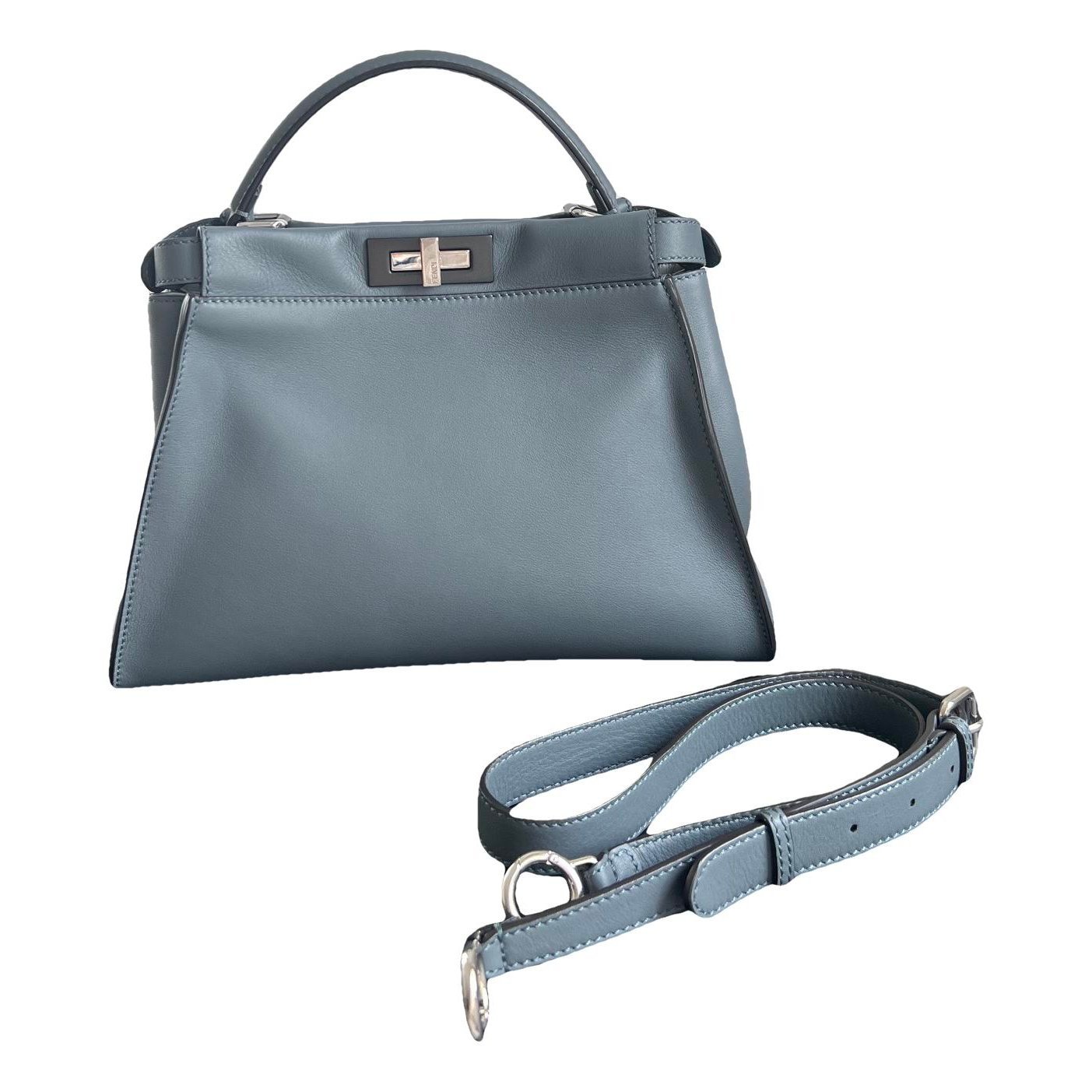 Peekaboo leather handbag
