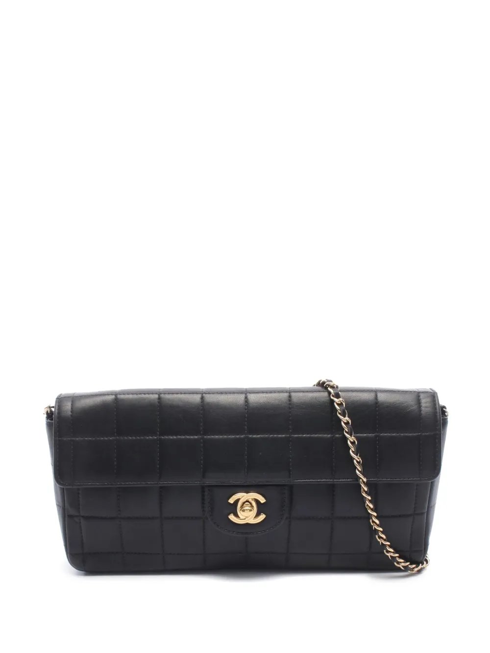 2003-2004 Chocolate Bar Lambskin East West Flap shoulder bag