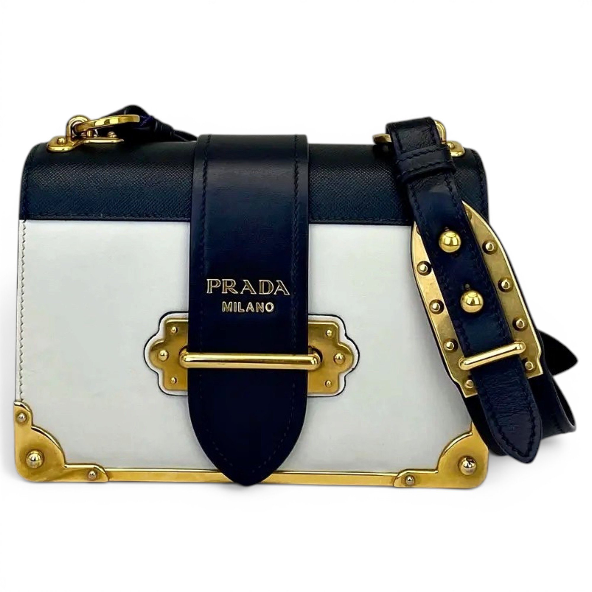 Cahier leather handbag