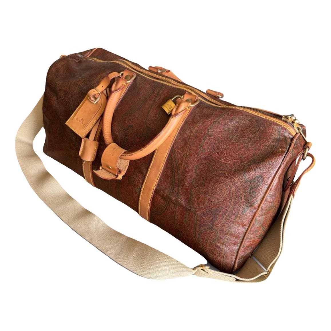 Leather bowling bag