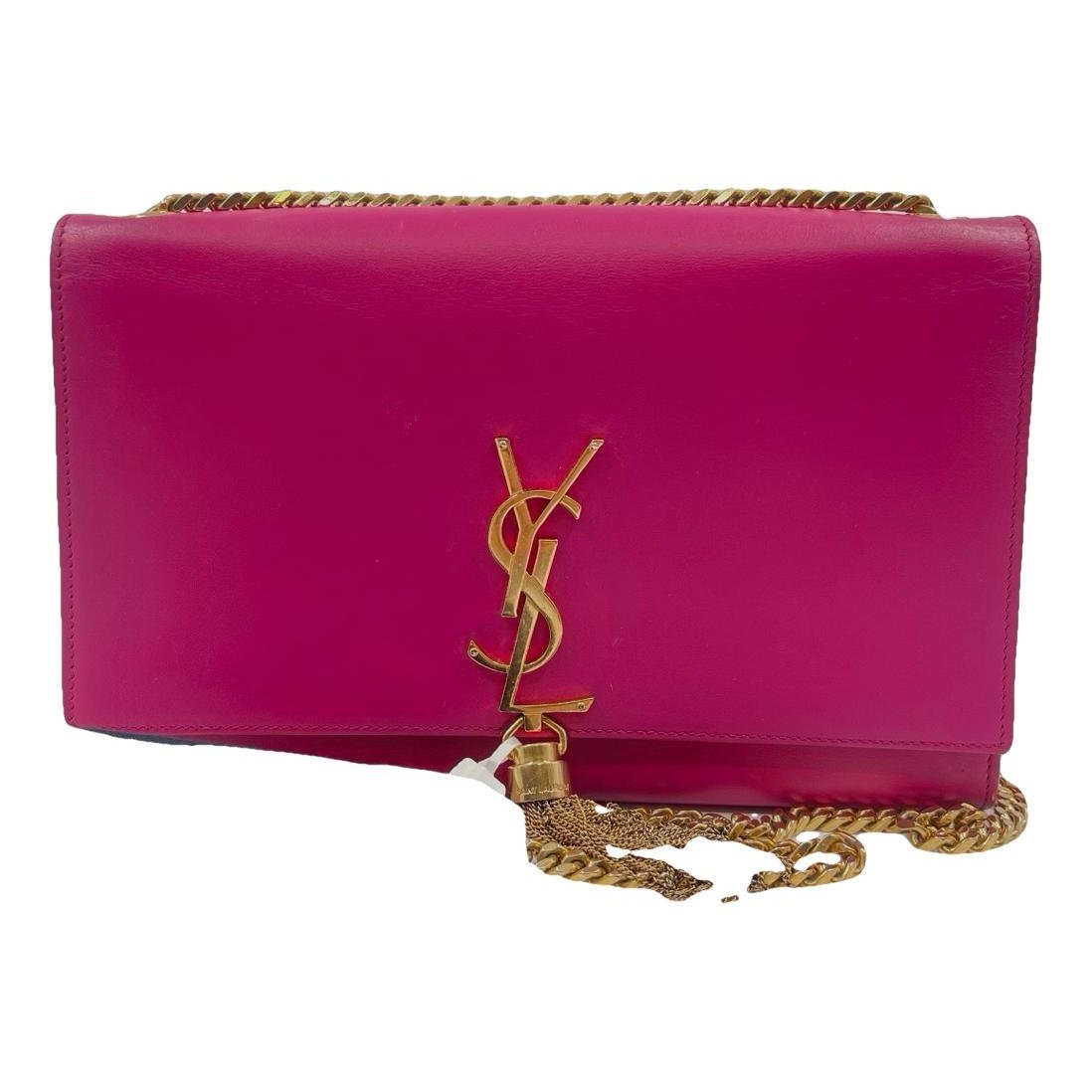 Pompom Kate leather crossbody bag