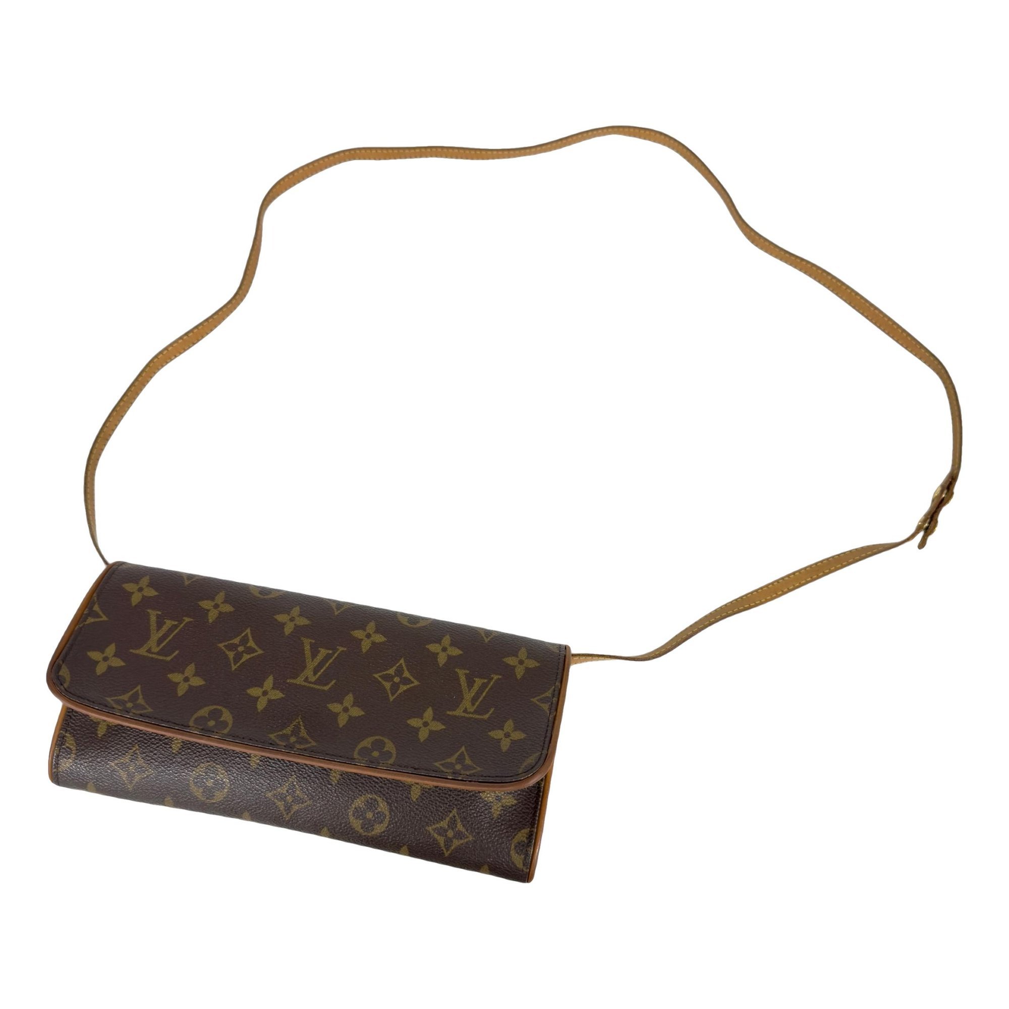 Twin cloth crossbody bag