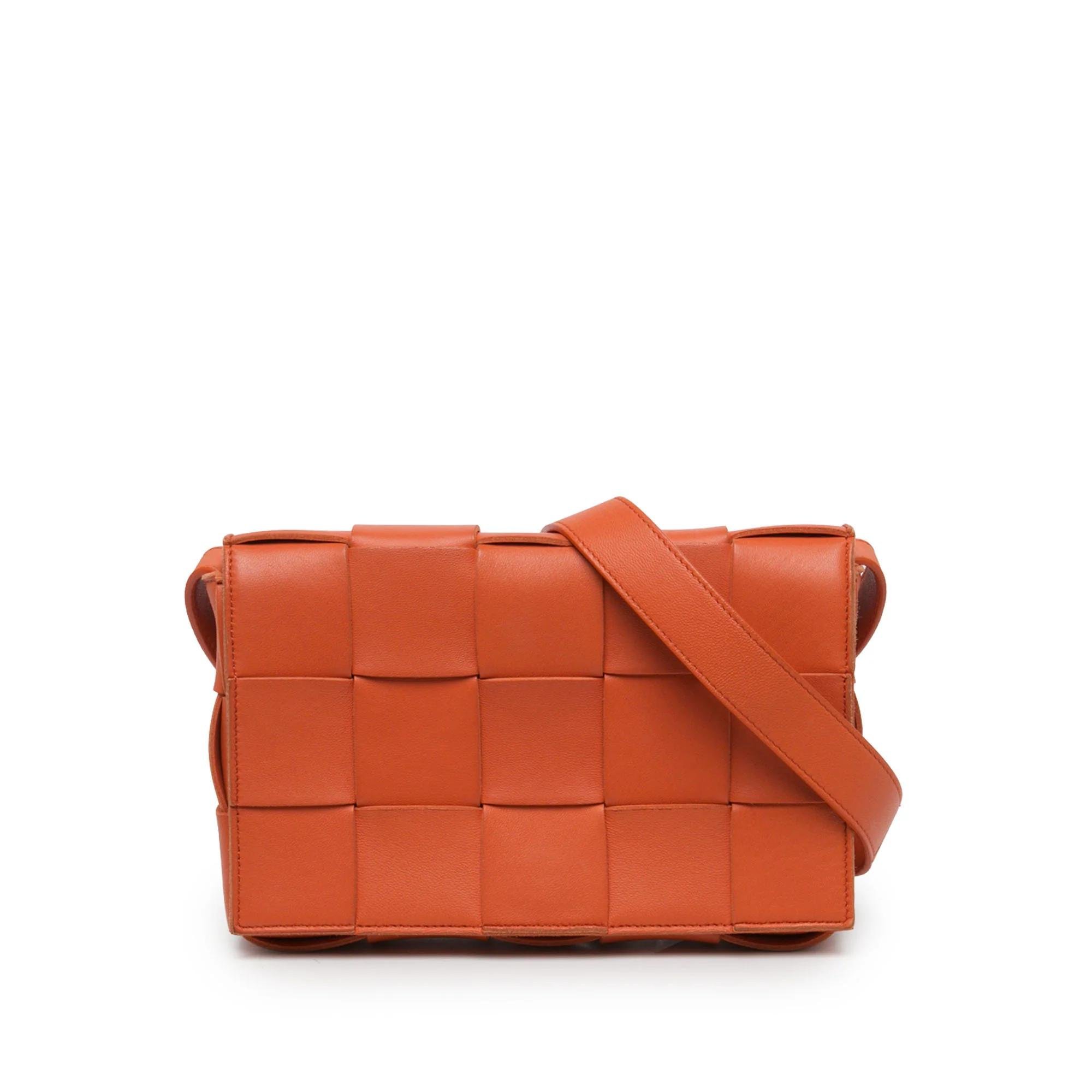 Cassette leather crossbody bag