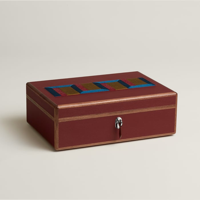 Amalthee Perspectives Indiennes watch box, large model