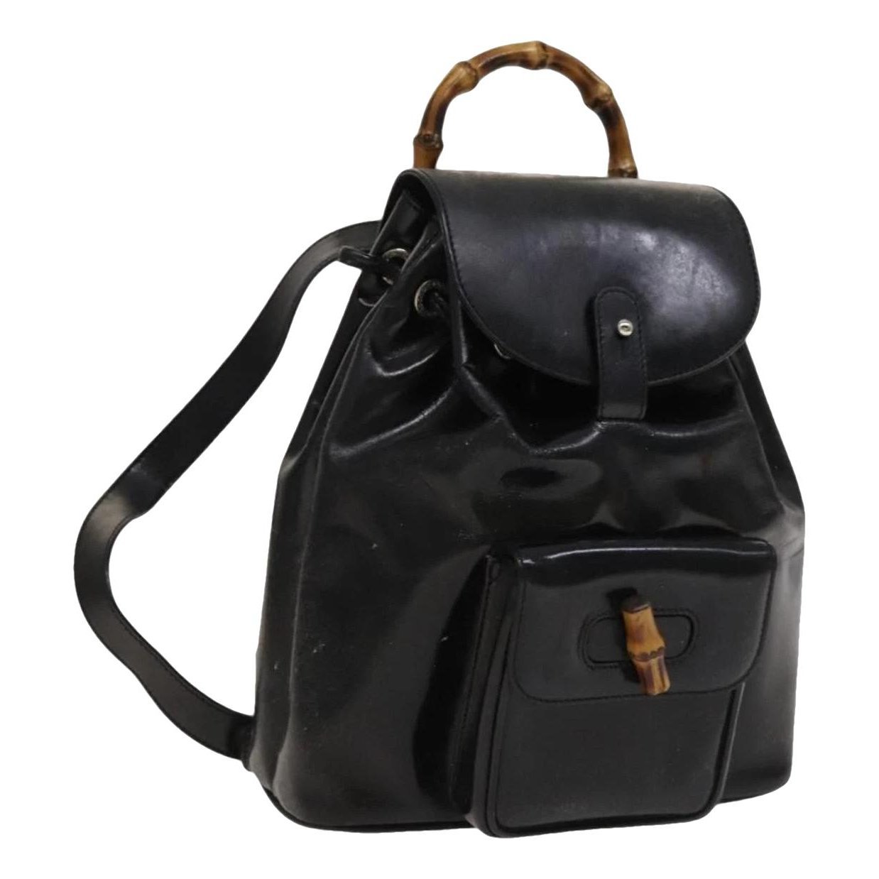 Leather backpack