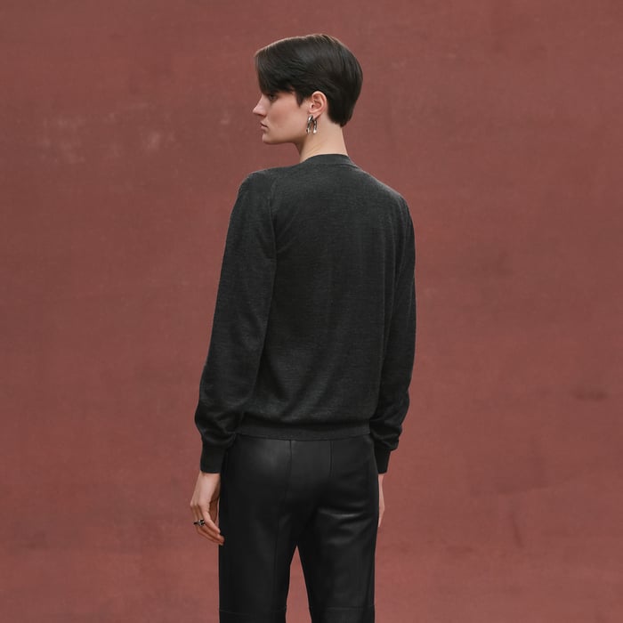 Gris Volcanique Light Cardigan