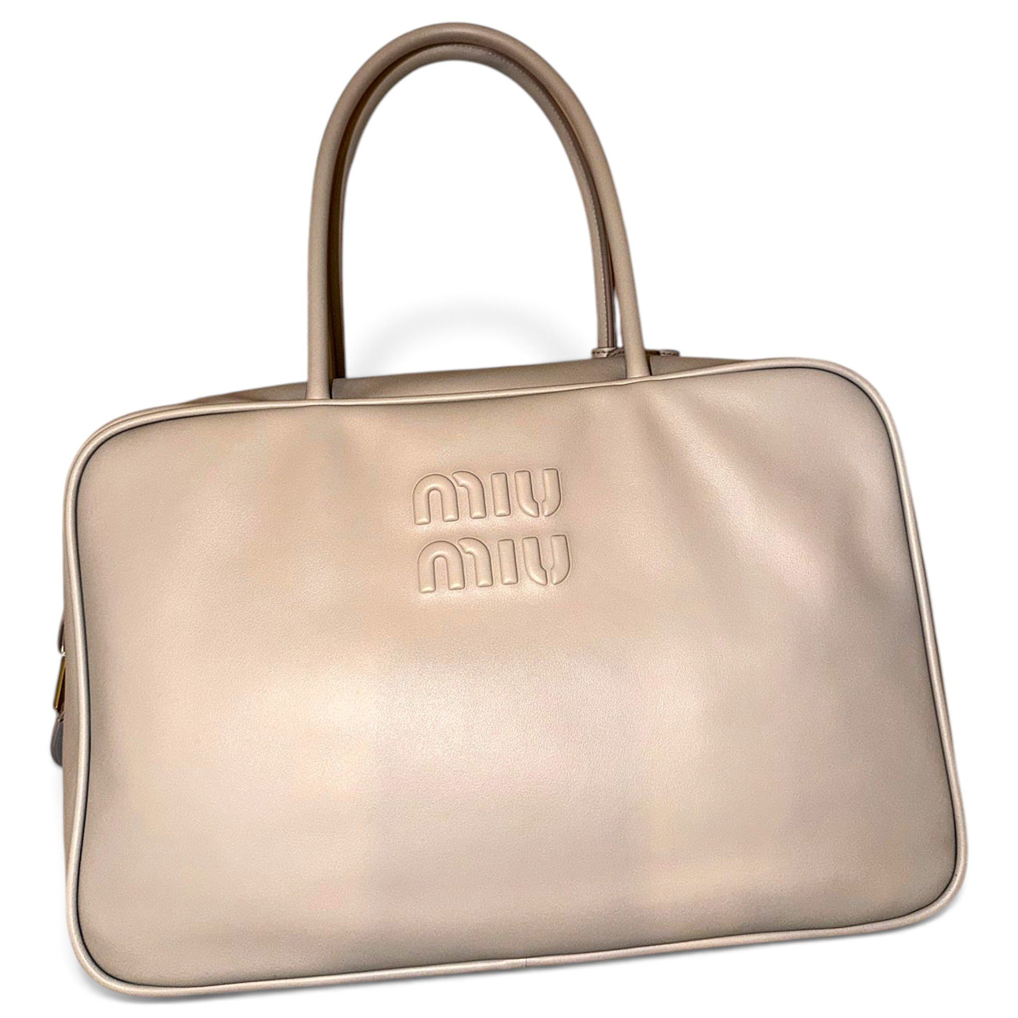 Beau leather handbag