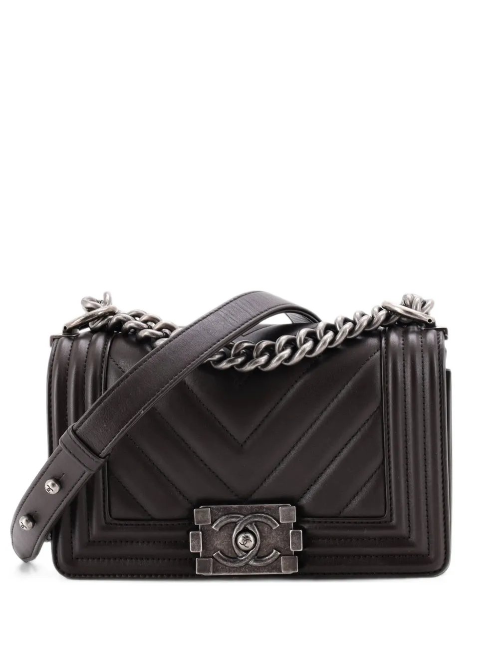 Boy Flap Bag Chevron Calfskin Small crossbody bag
