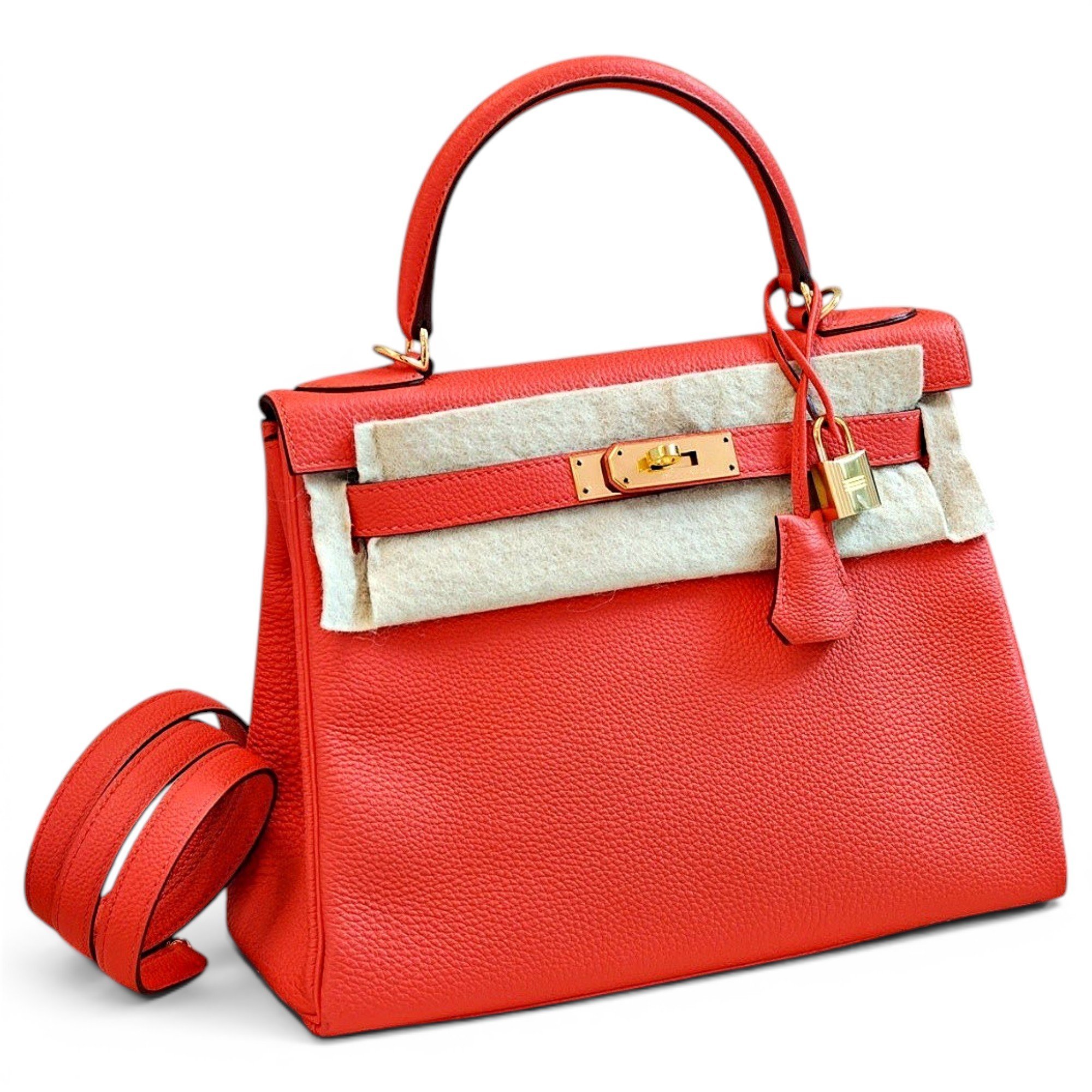 Hermes Kelly 28 Handbag Togo Leather