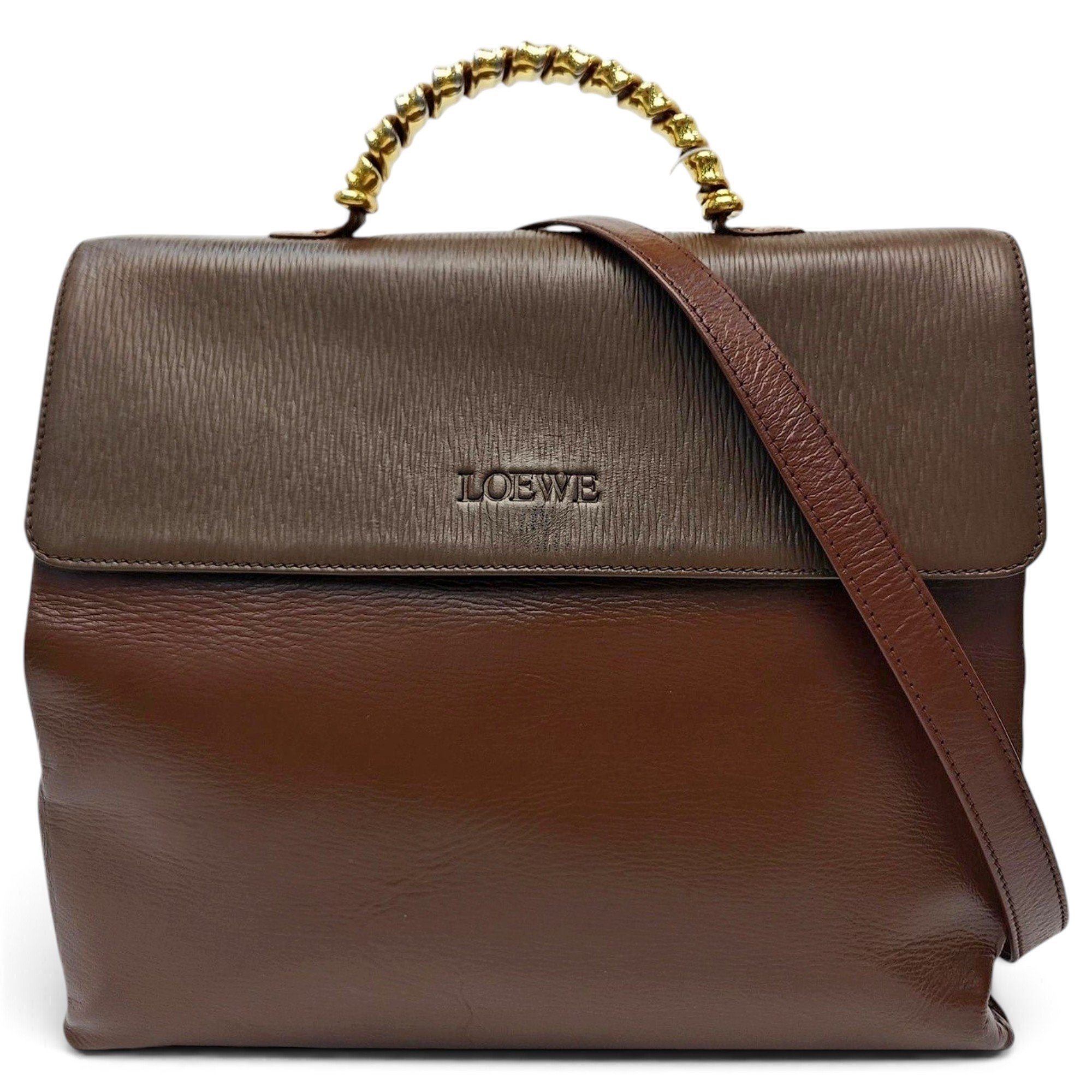 Leather handbag