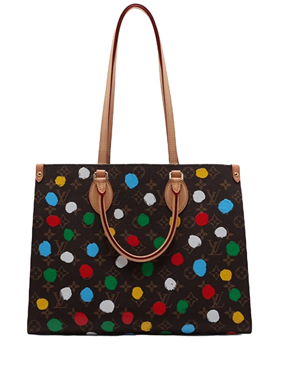 2021-2026 Yayoi Kusama Monogram OnTheGo MM satchel