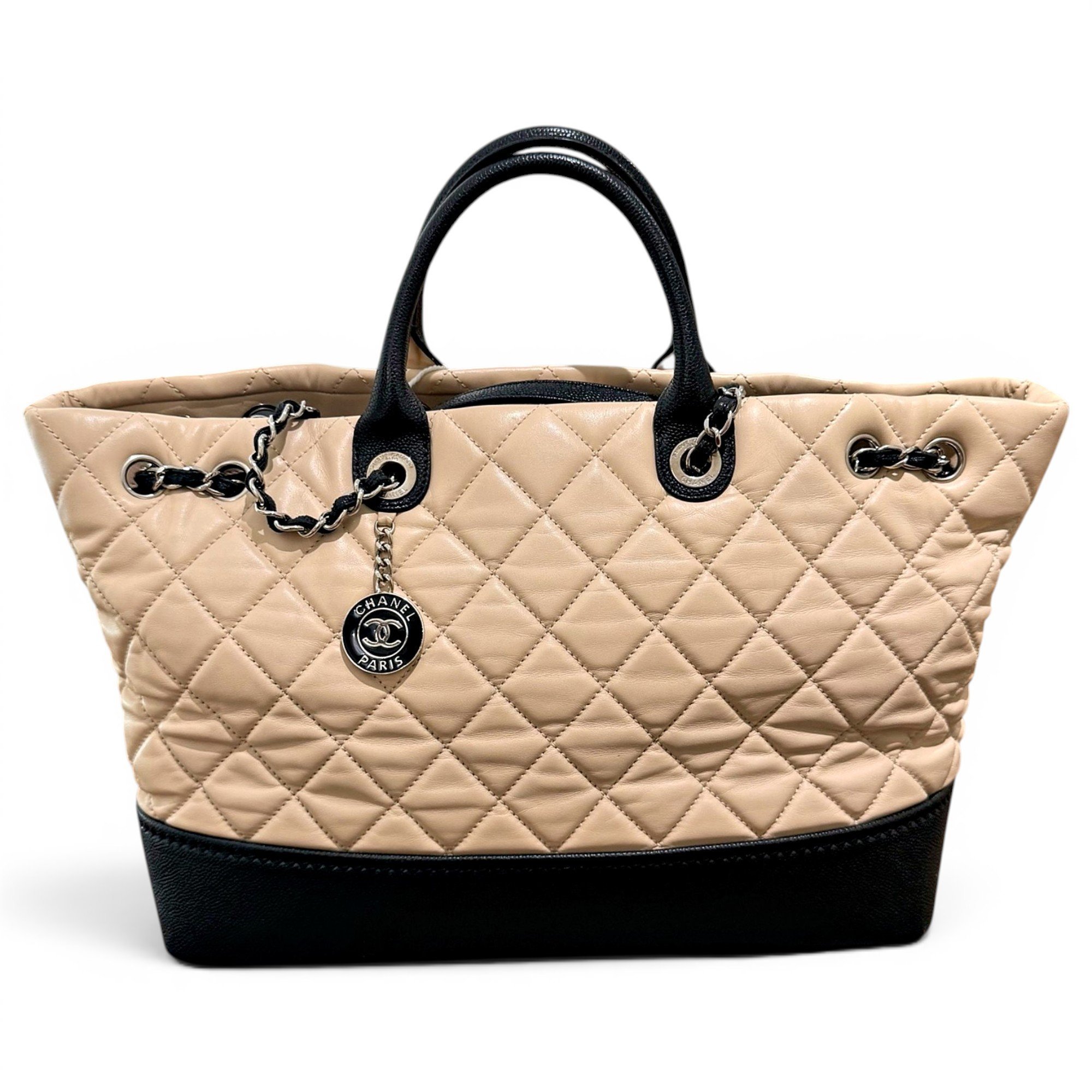 Leather tote