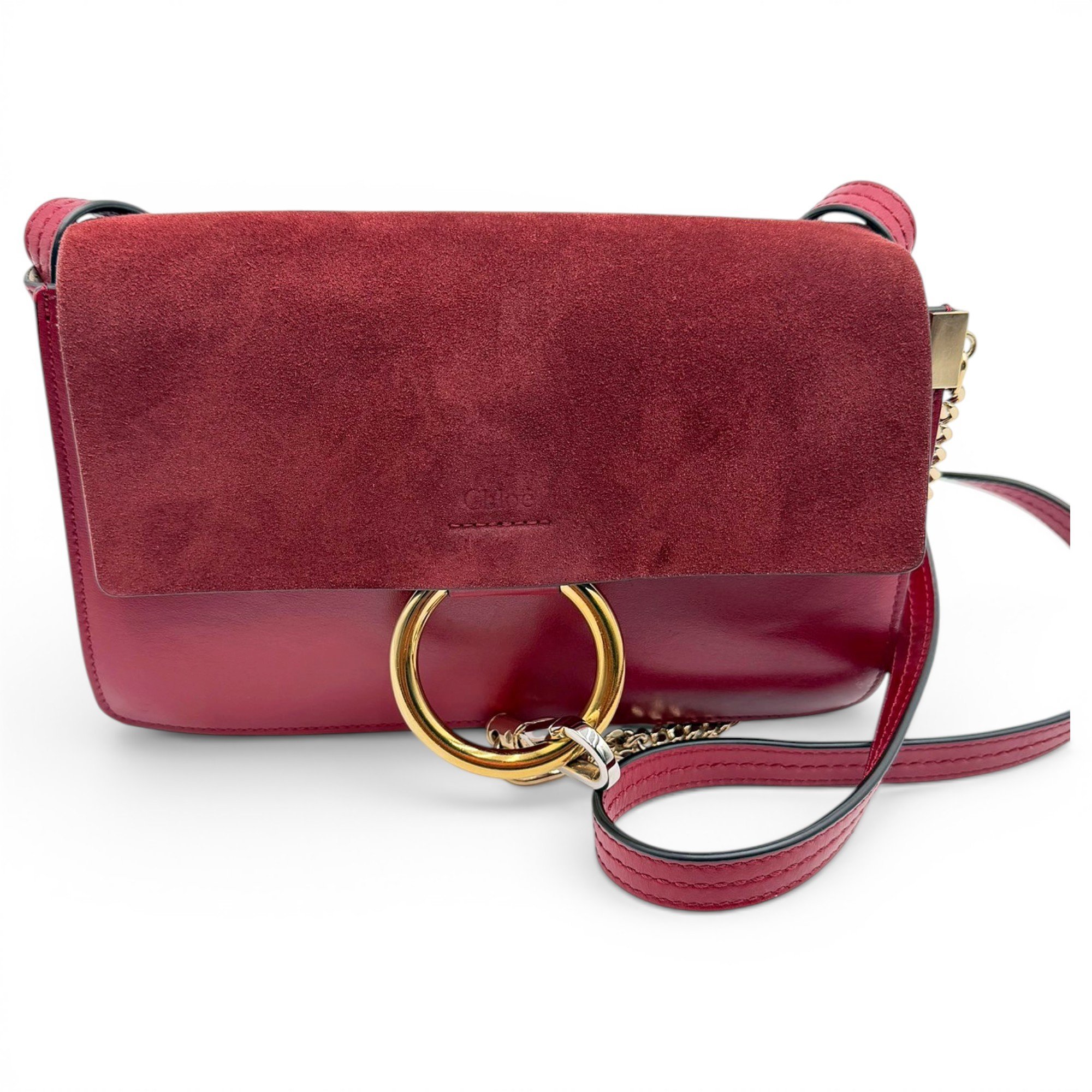 Faye leather crossbody bag