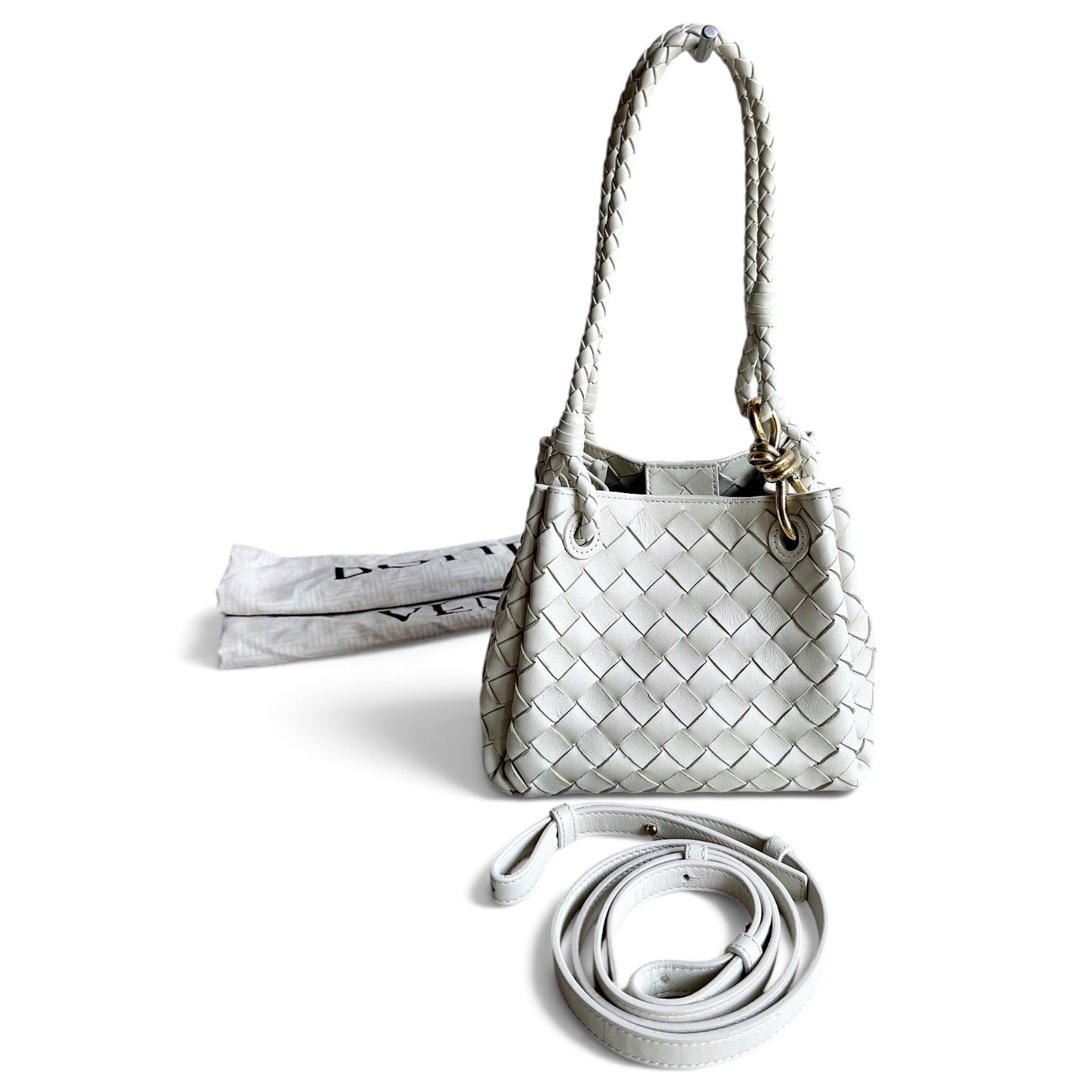 Parachute leather handbag