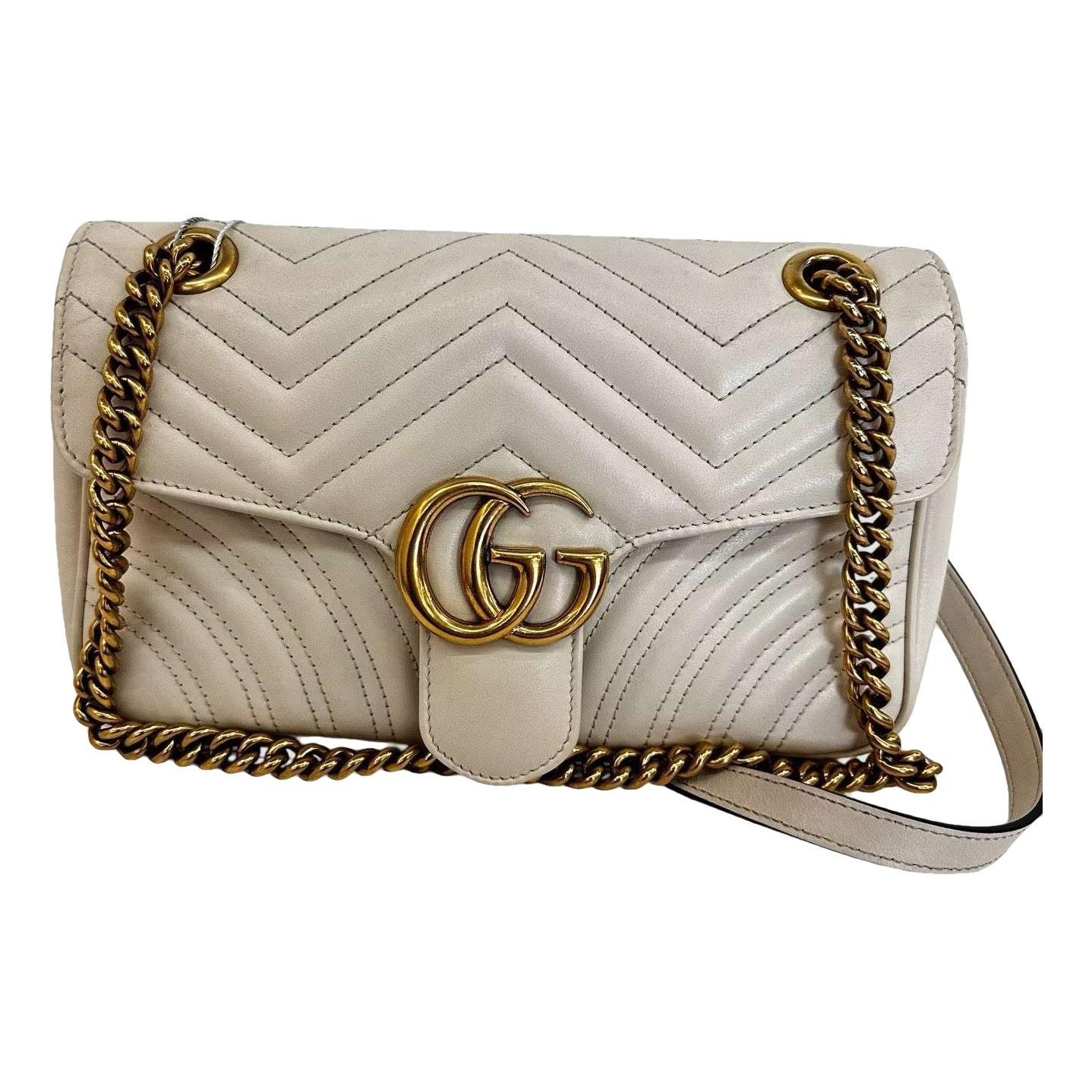 GG Marmont Flap leather crossbody bag