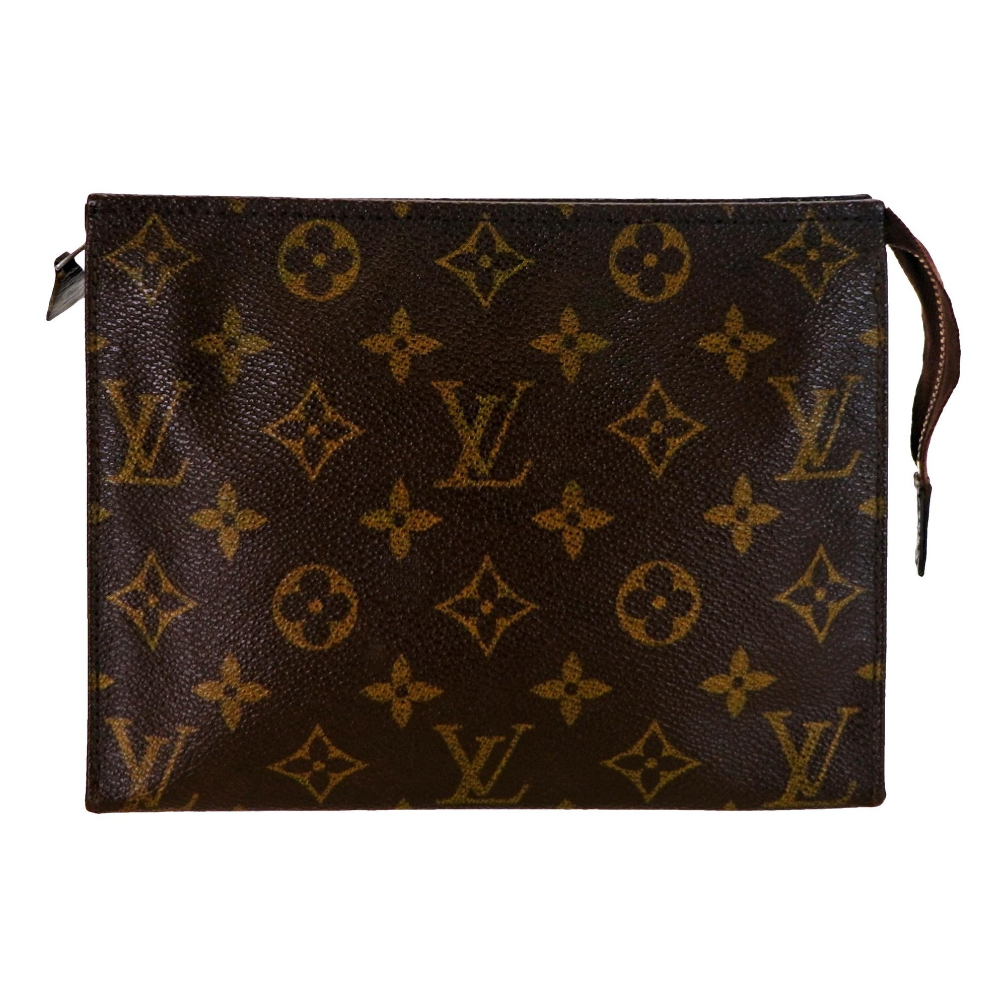 Poche toilette leather vanity case