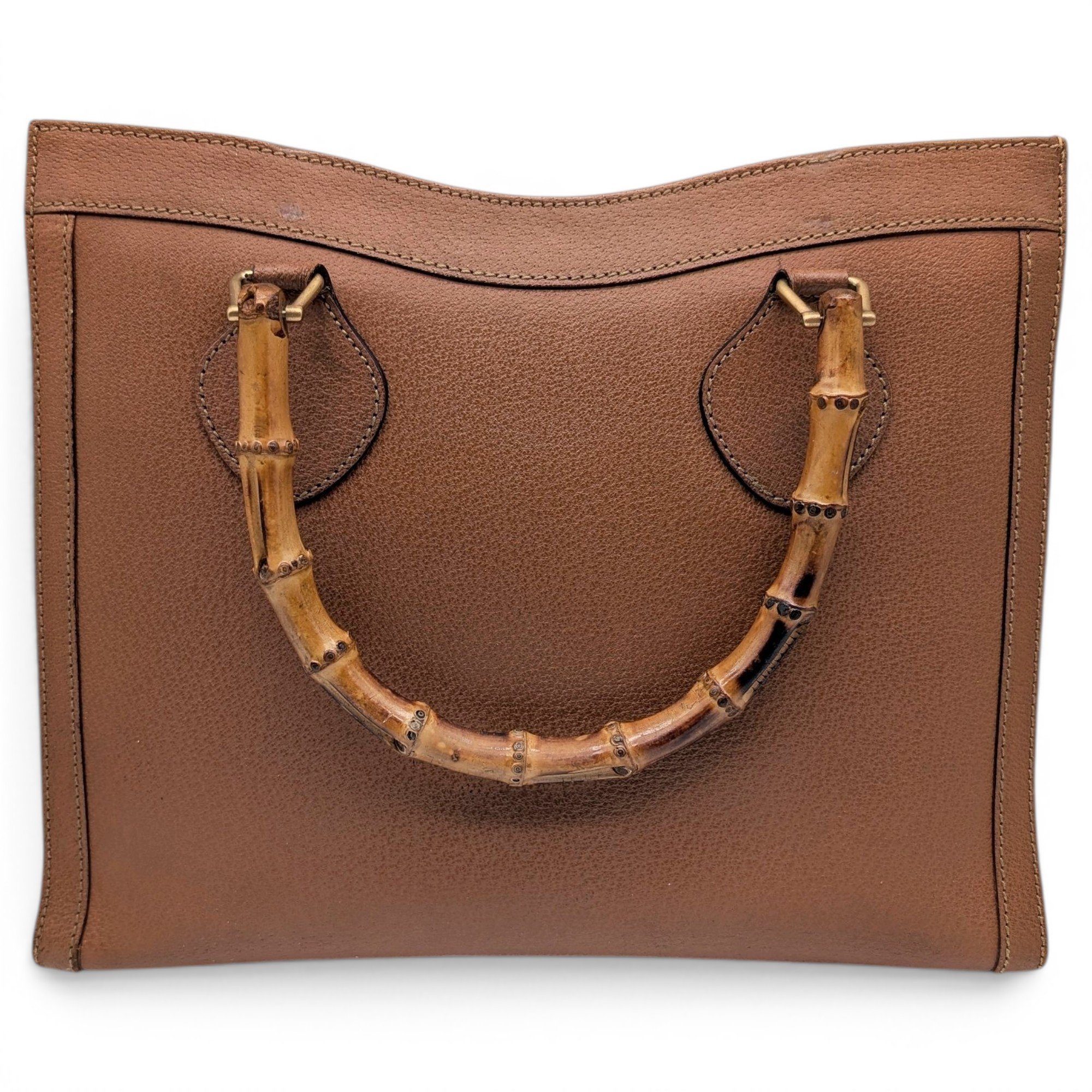 Diana Bamboo leather tote