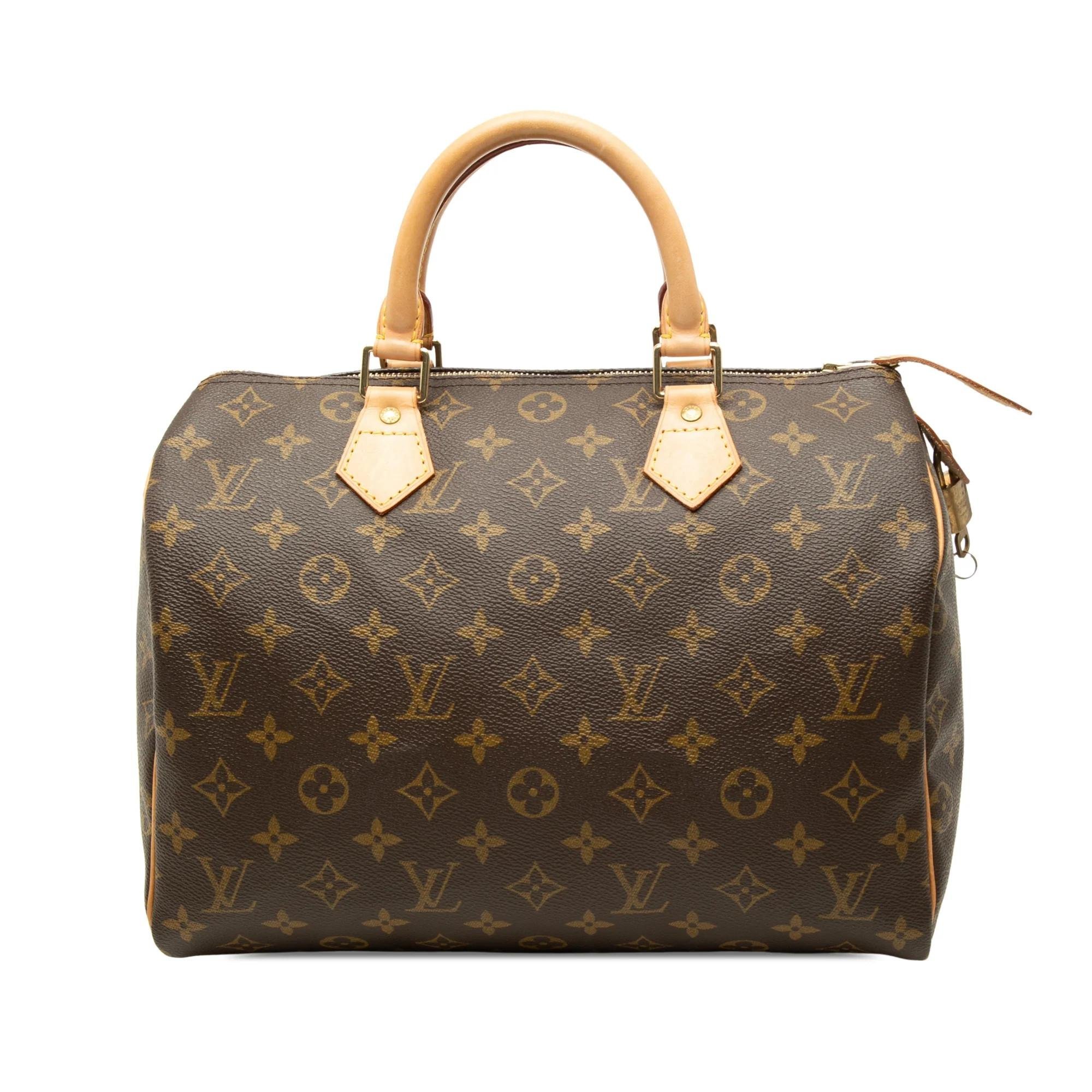 Louis Vuitton Speedy leather bag