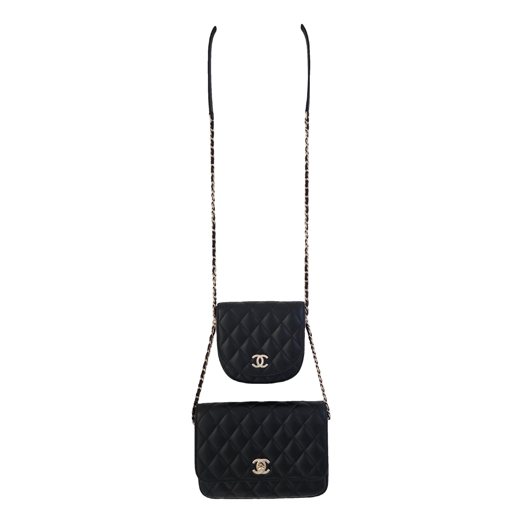 Wallet On Chain Timeless/Classique leather handbag