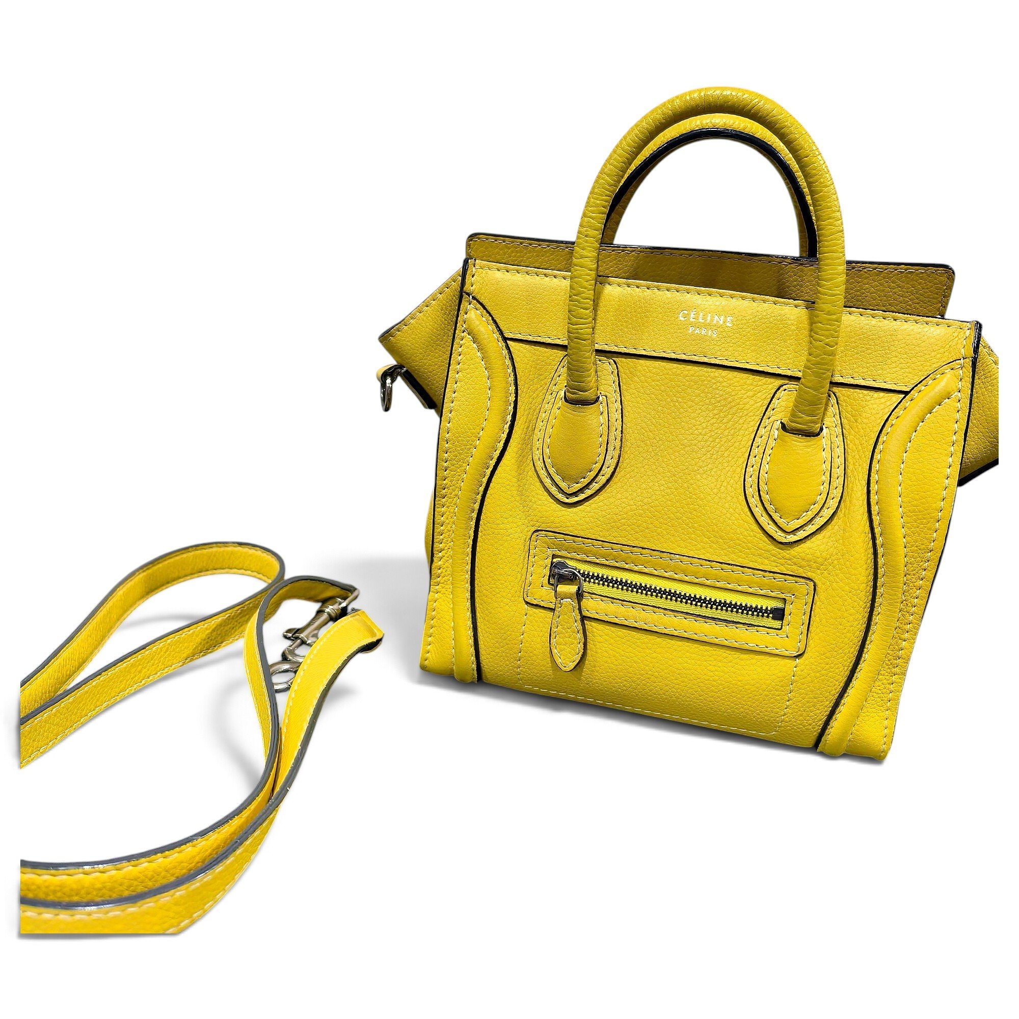 Nano Luggage leather handbag