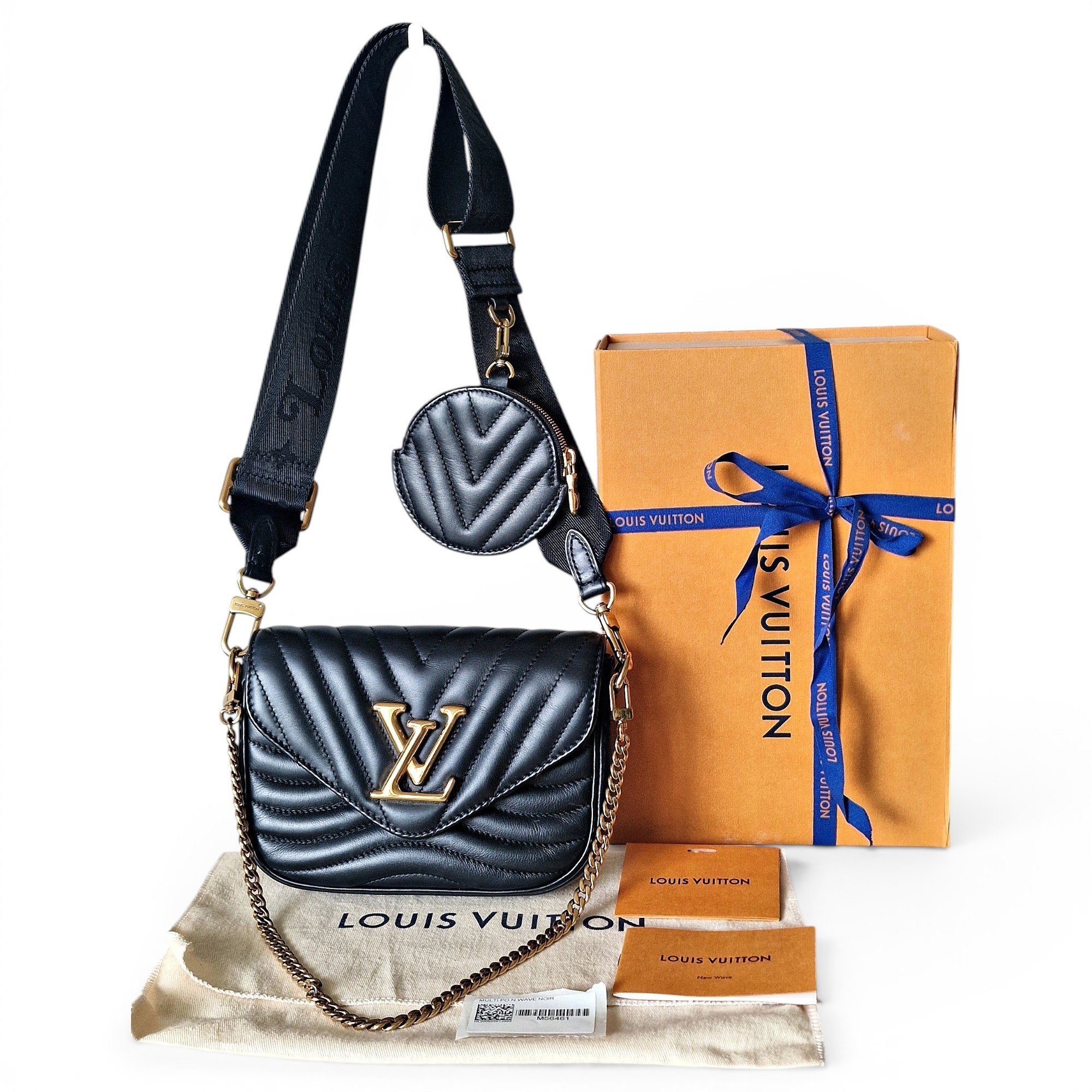 Multi-Pochette New Wave leather crossbody bag
