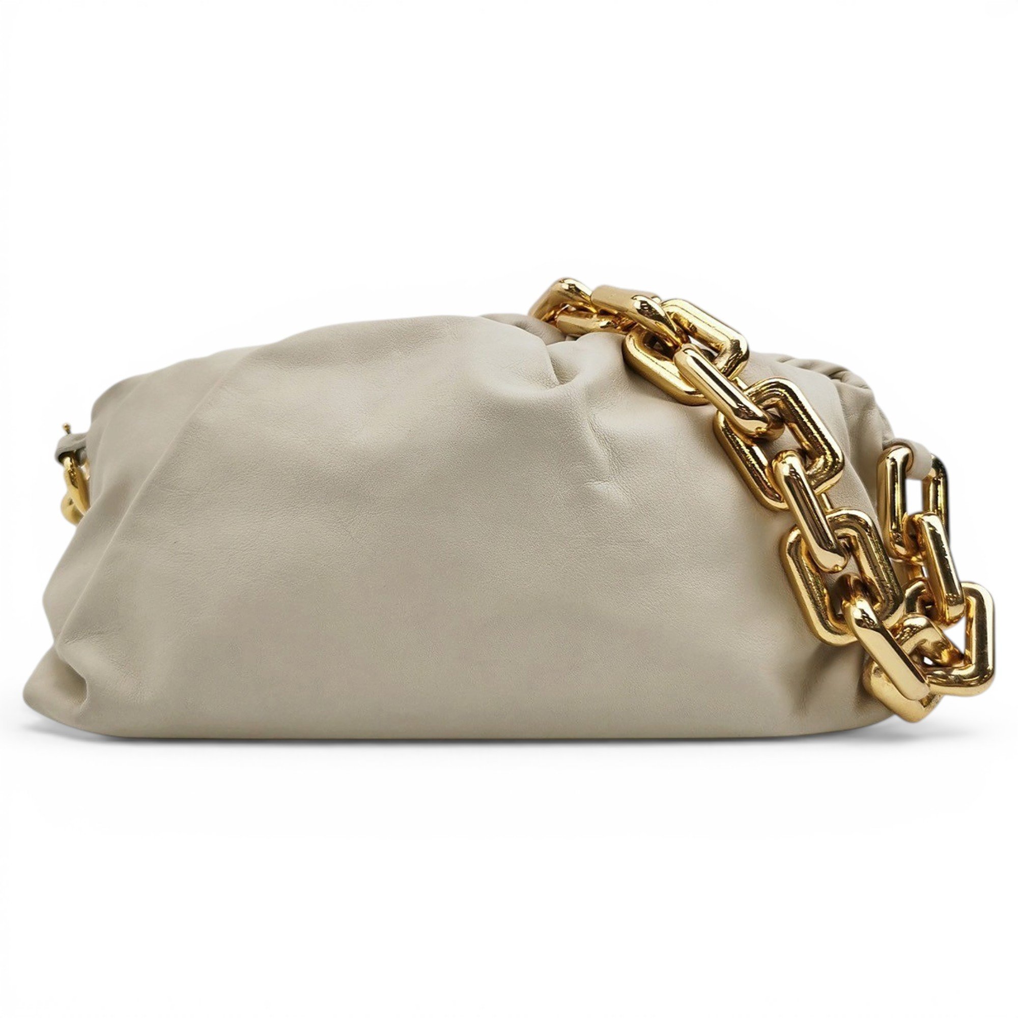 Chain Pouch leather handbag