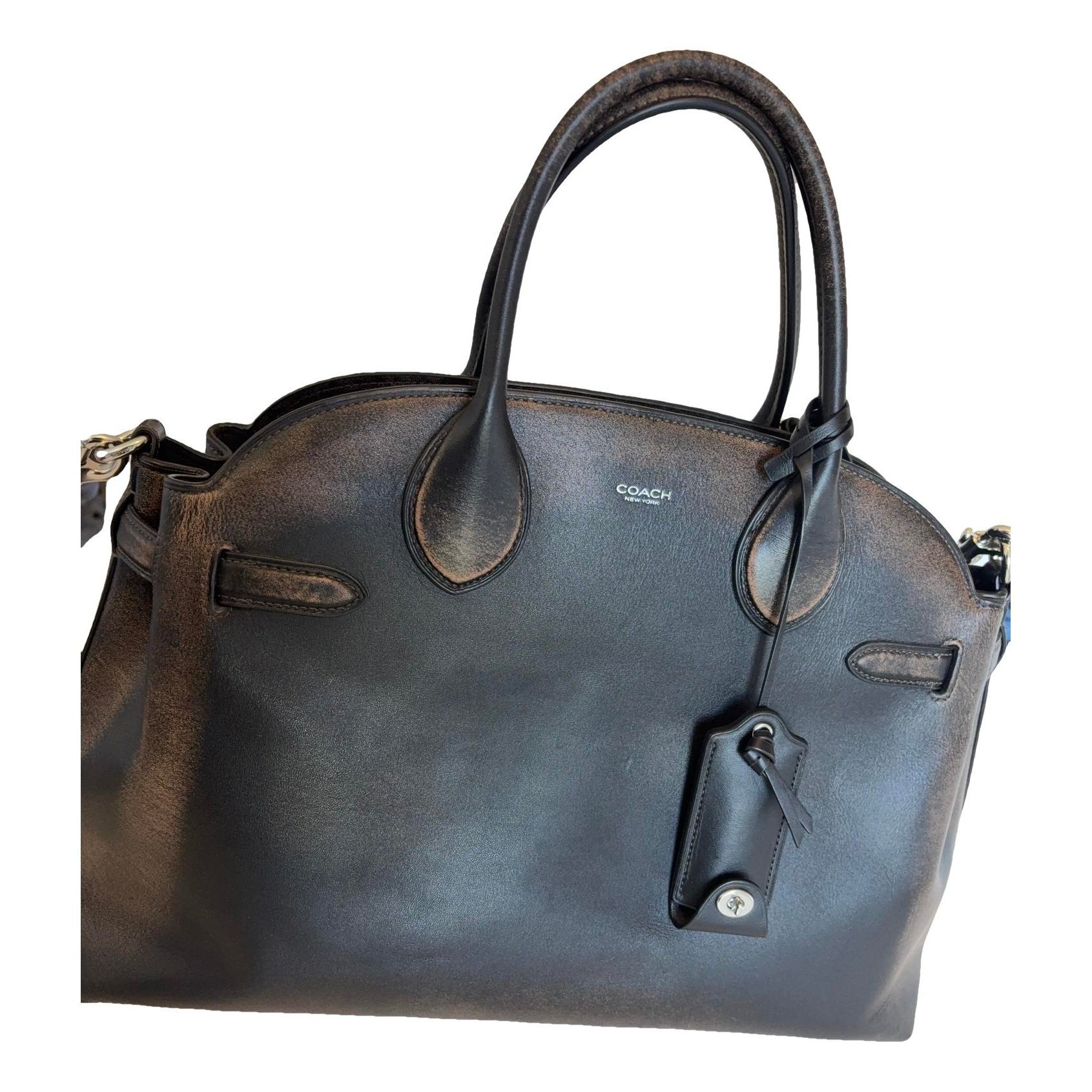 Leather crossbody bag