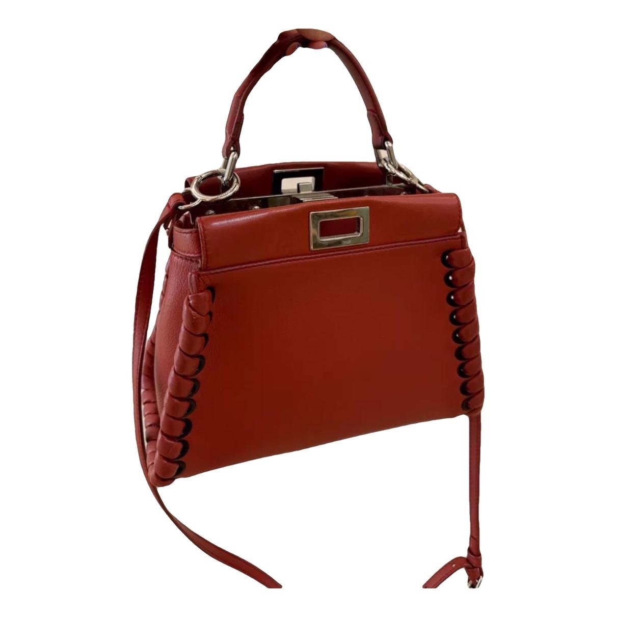 Peekaboo leather handbag