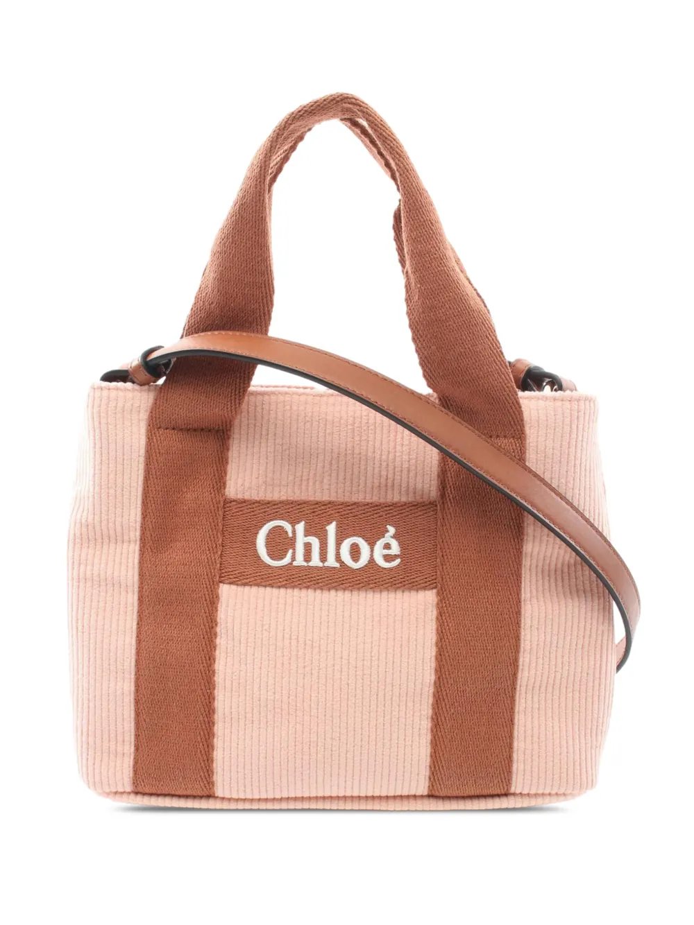 Chloe 2016-2026 Corduroy Kids Logo satchel