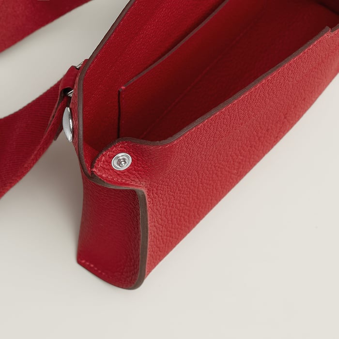 Rouge Casaque Hermès Videpoches Bag