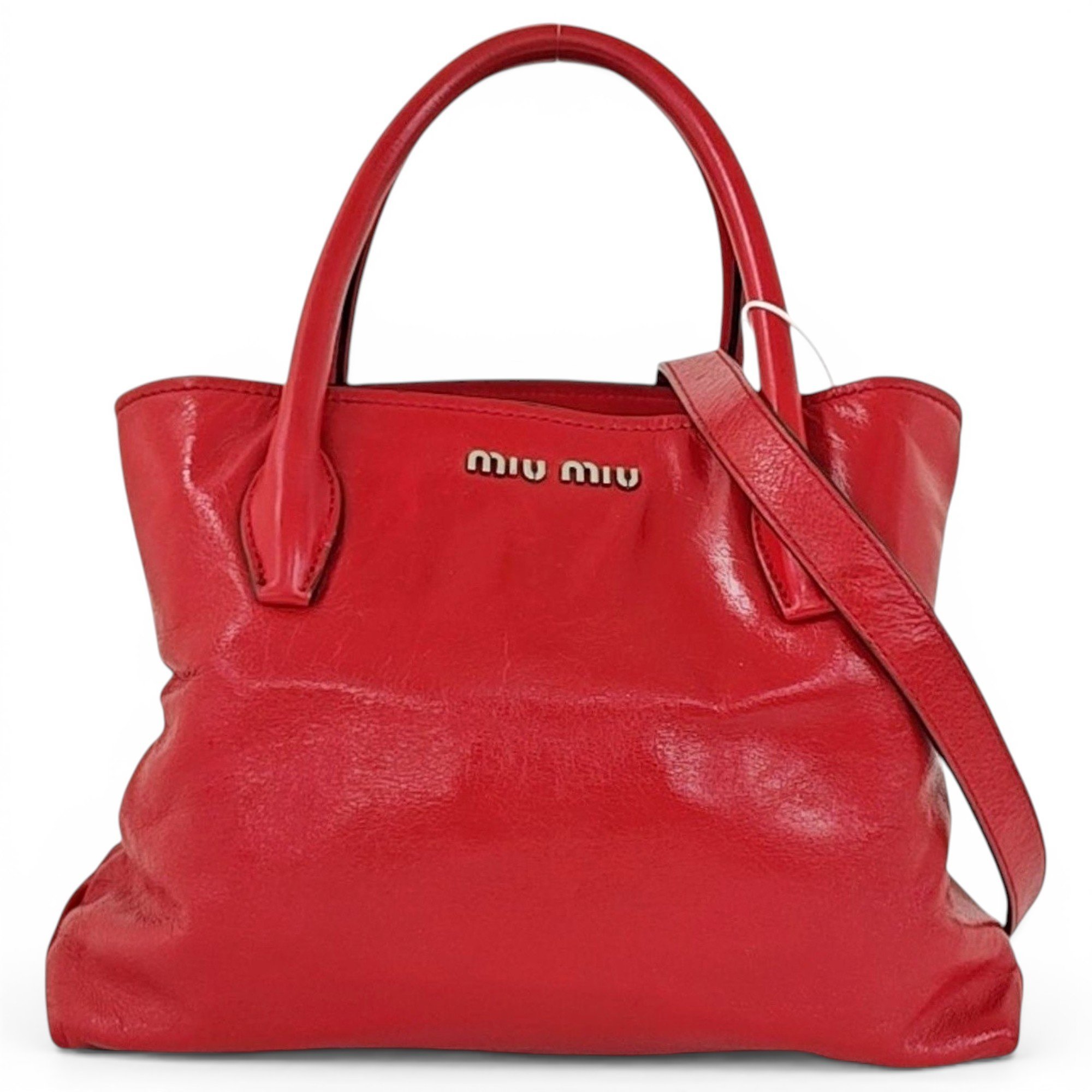 Leather handbag