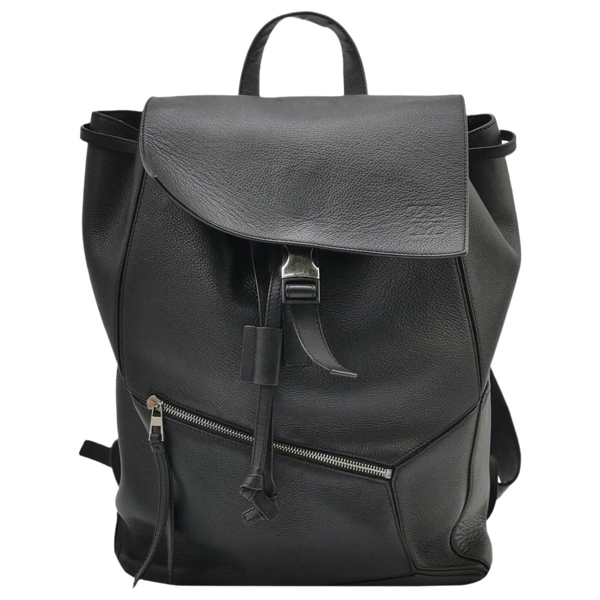 Leather backpack