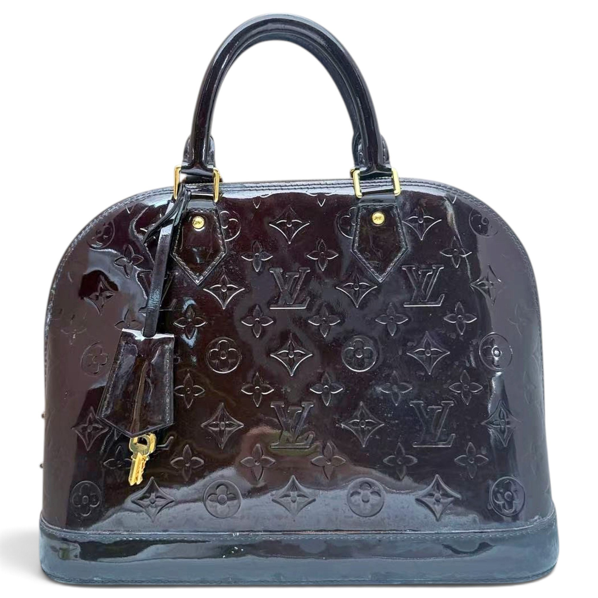 Alma patent leather handbag