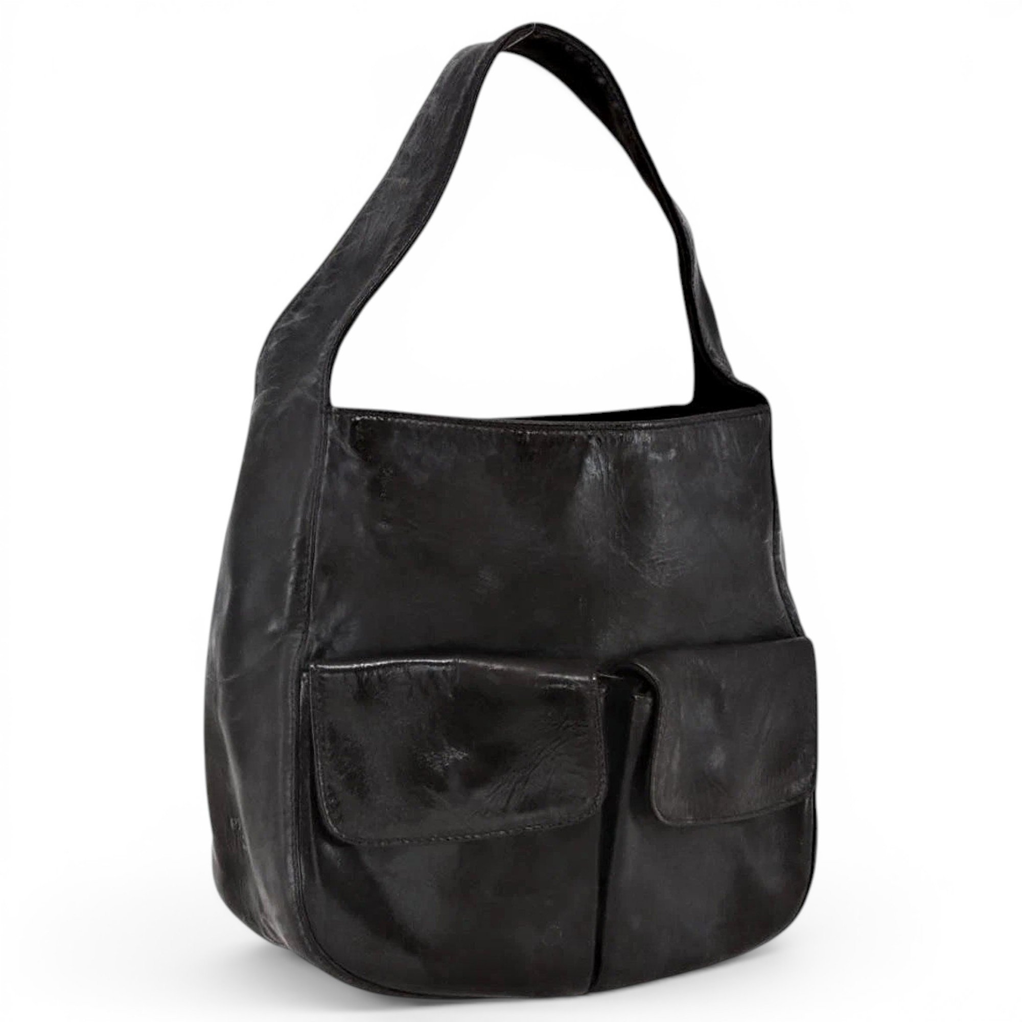 Leather handbag