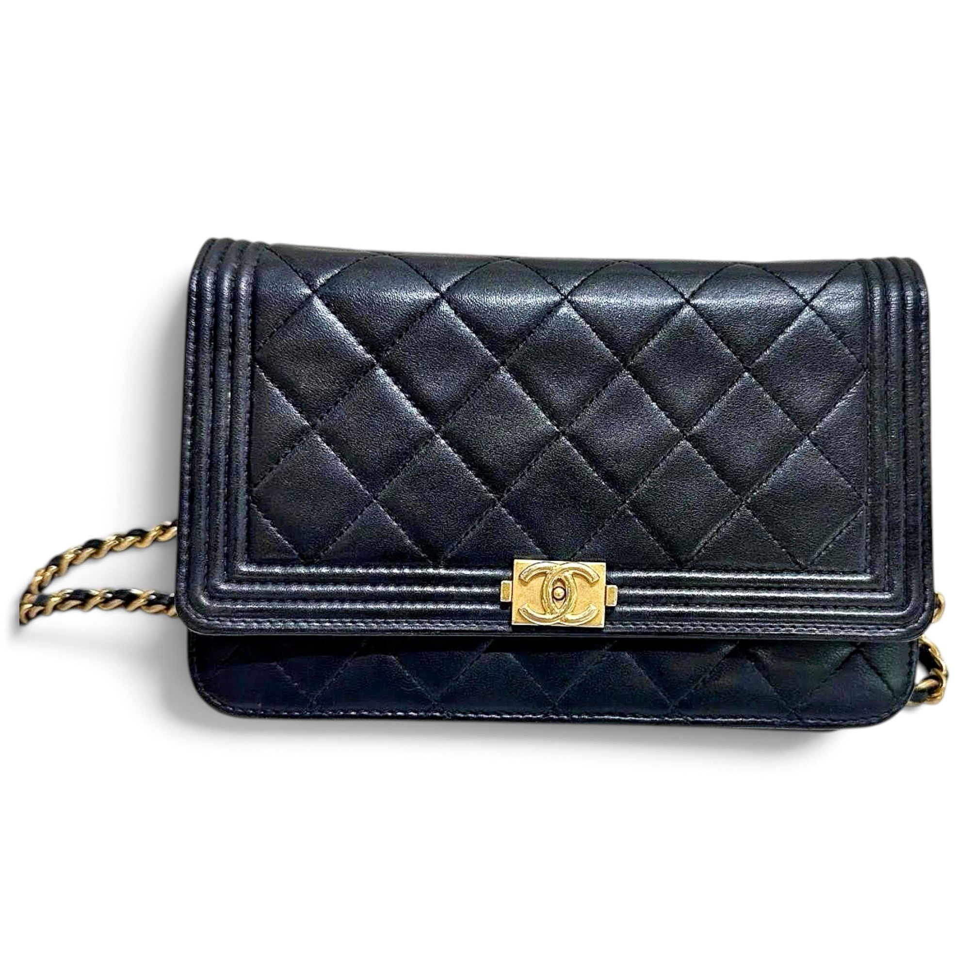 Boy leather crossbody bag
