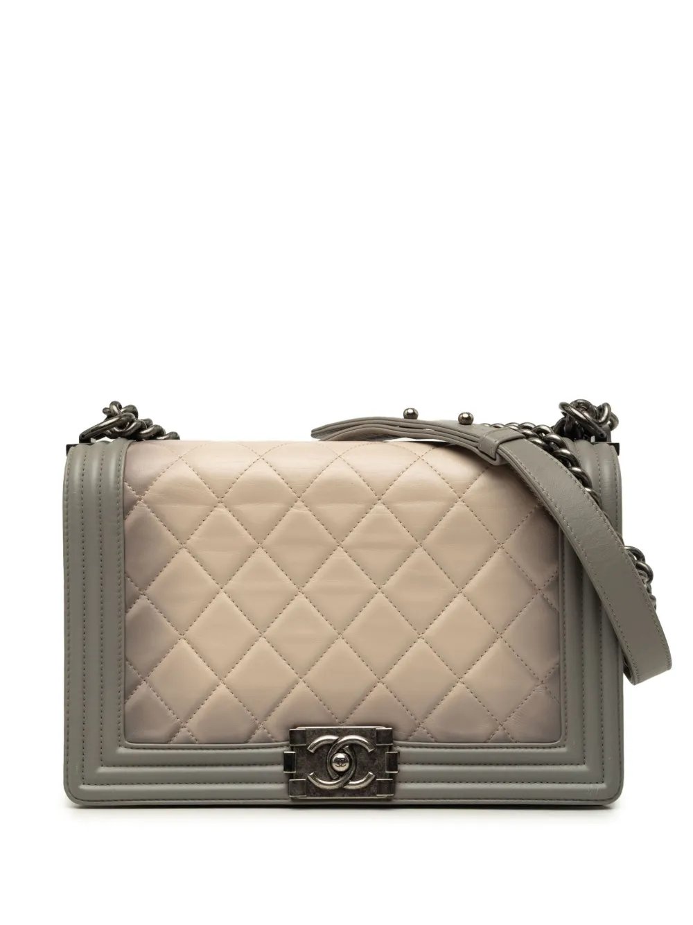 2014 Medium Quilted Calfskin Ombre Boy Flap crossbody bag